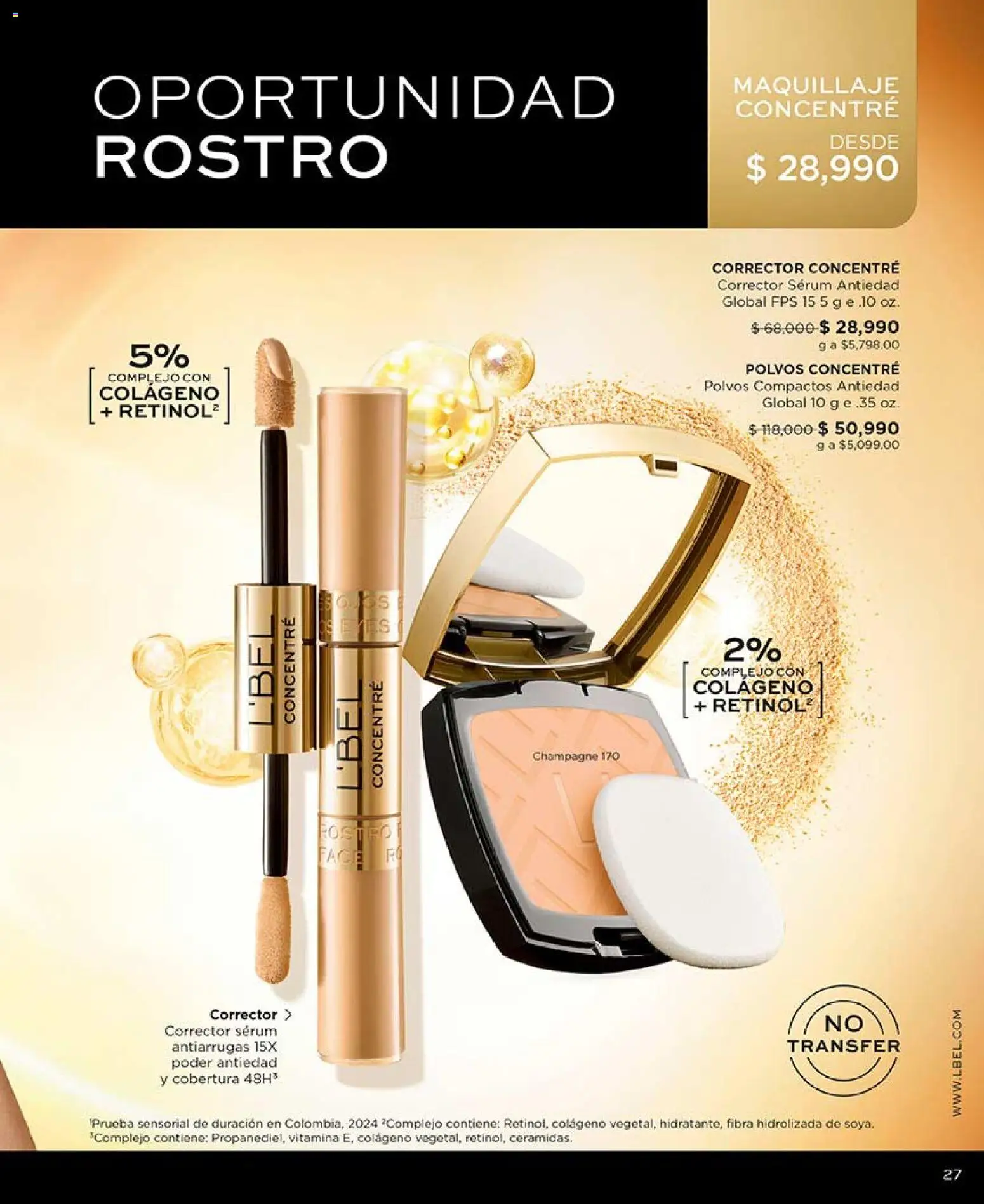 L'Bel revista - valida desde el 17.07.2026 | Página: 27 | Productos: Serum, Maquillaje, Corrector