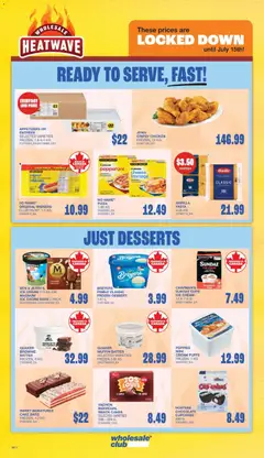 Preview of Wholesale Club weekly flyer / circulaire from shop Wholesale Club valid from 14.05.2026 | Page: 12 | Products: Pasta, Ice cream, Cheese, Pizza