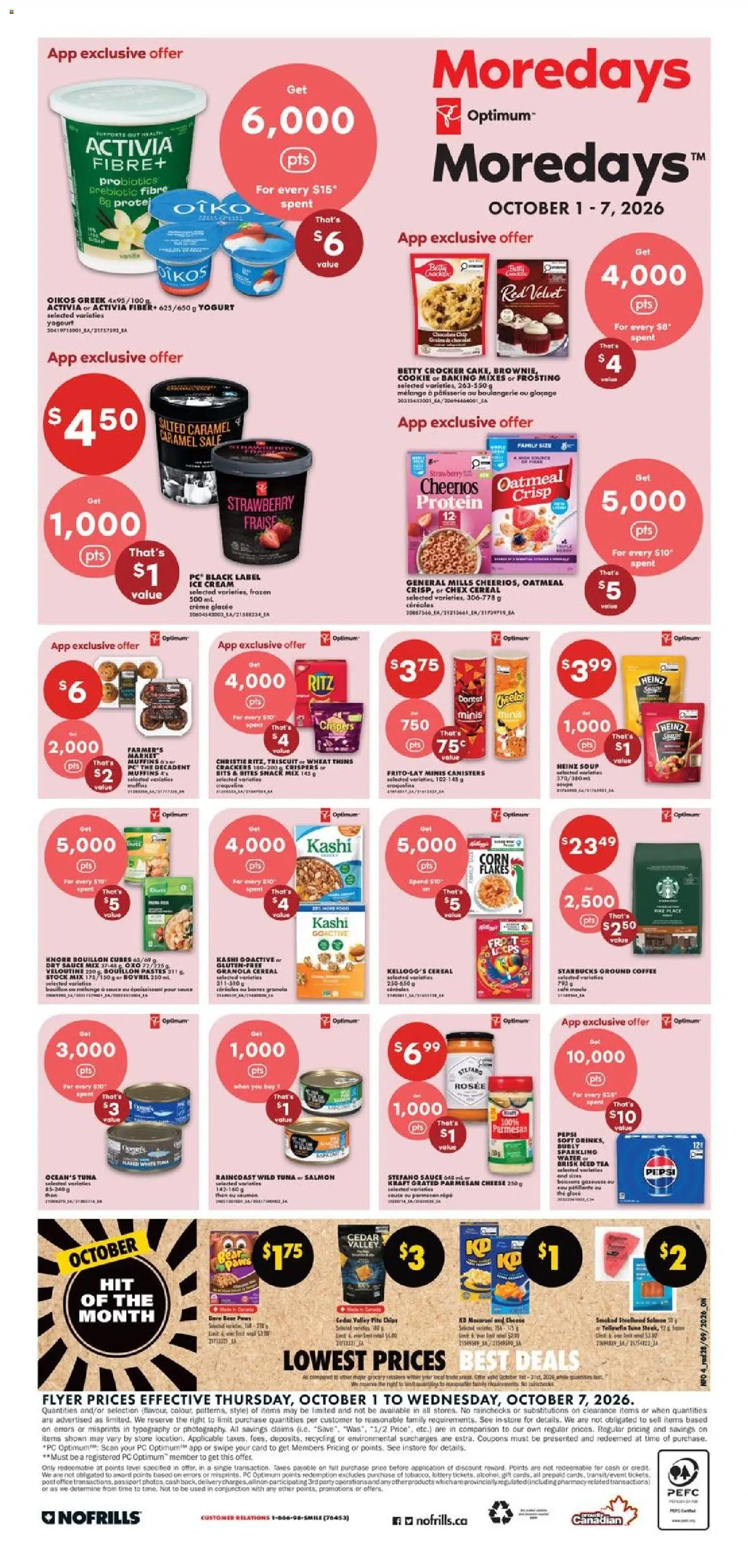 No Frills flyer valid from Oct 1, 2026 | Page: 5