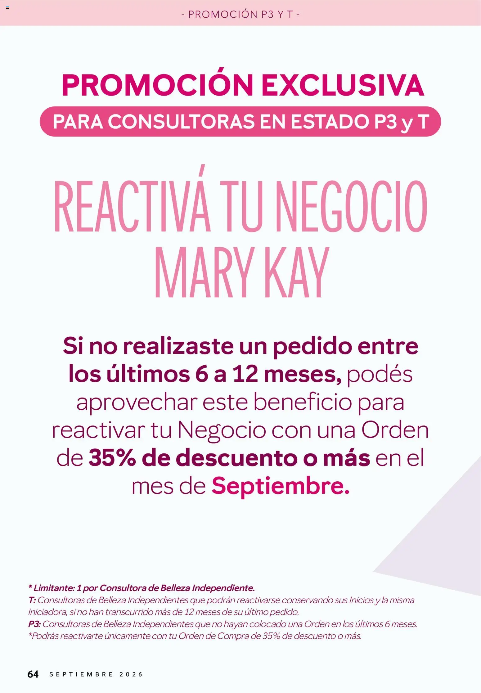 Mary Kay - Aplausos Septiembre 2026 │ válido desde el 01/09/2026 | Página: 64