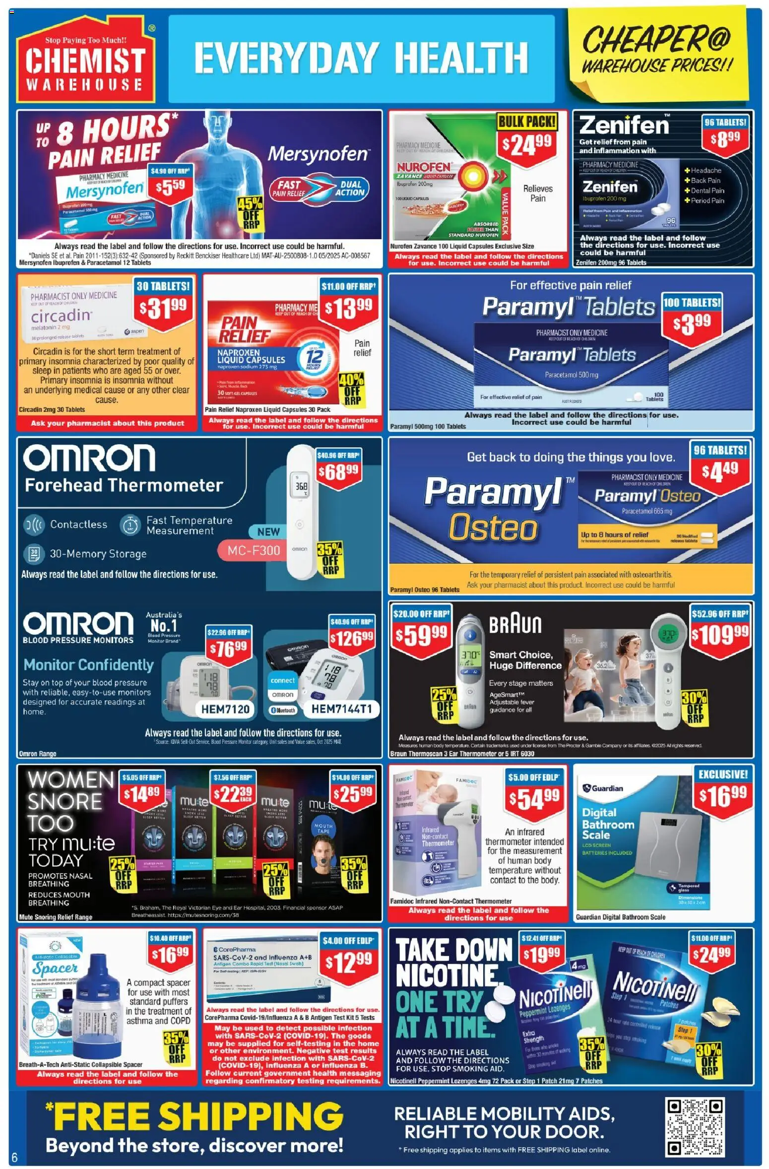 Chemist Warehouse catalogue - valid from 28.05.2026 | Page: 6 | Products: Monitor, Thermometer, Screen, Treatment