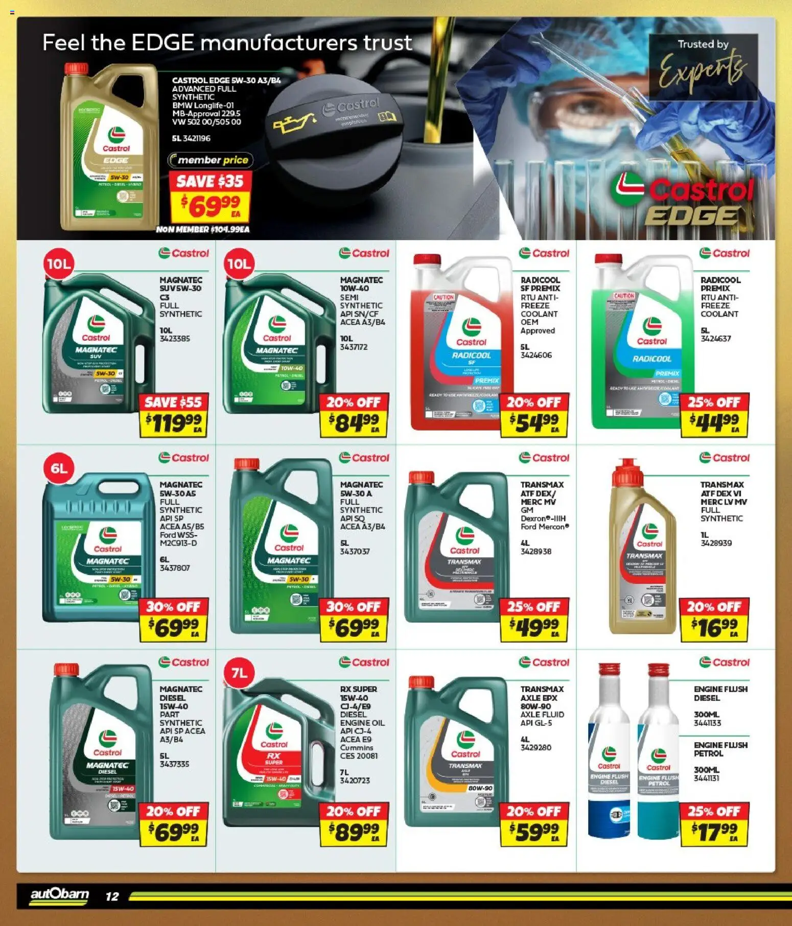 Autobarn catalogue - valid from 09/09/2026 | Page: 12 | Products: Oil