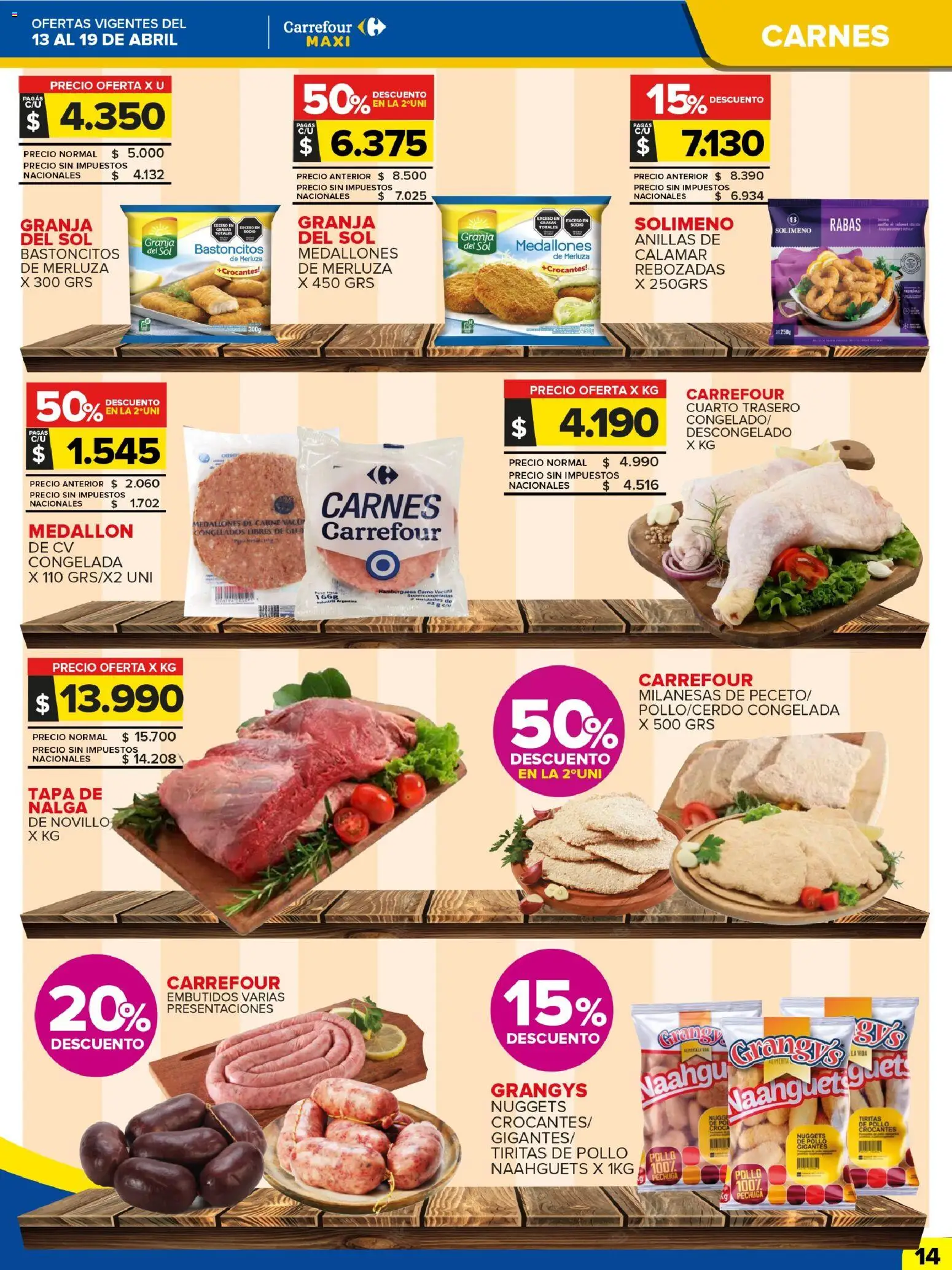 Carrefour Maxi catálogo │ válido desde el 13.04.2026 | Página: 14 | Productos: Pollo