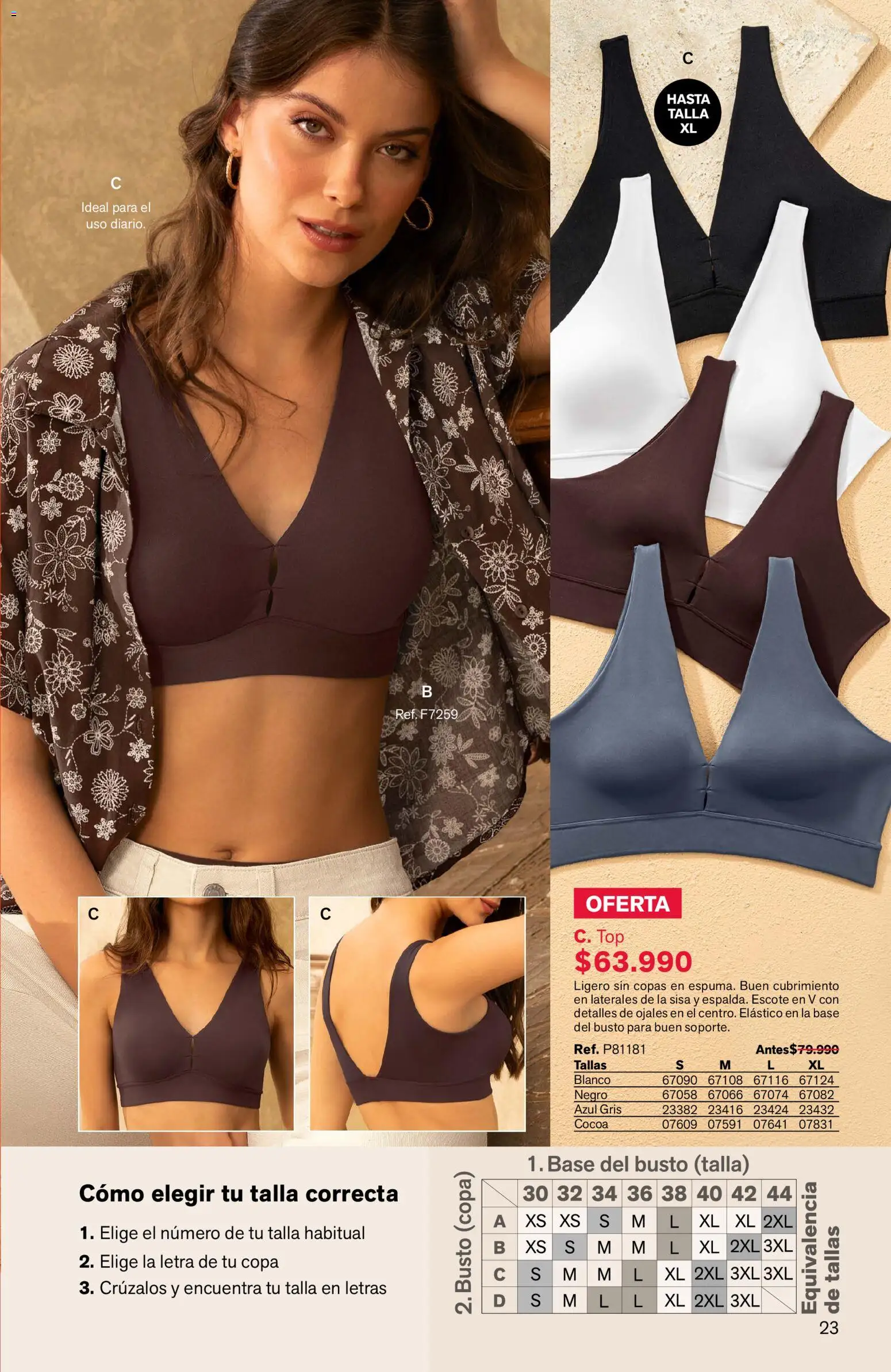 Leonisa revista - valida desde el 01/10/2026 | Página: 23 | Productos: Top