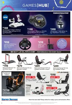 Preview of Harvey Norman Computers Shop Hot Offers Digital Catalogue - valid from 09/07/2026 | Page: 26 | Products: Chair, Accessories, Pc