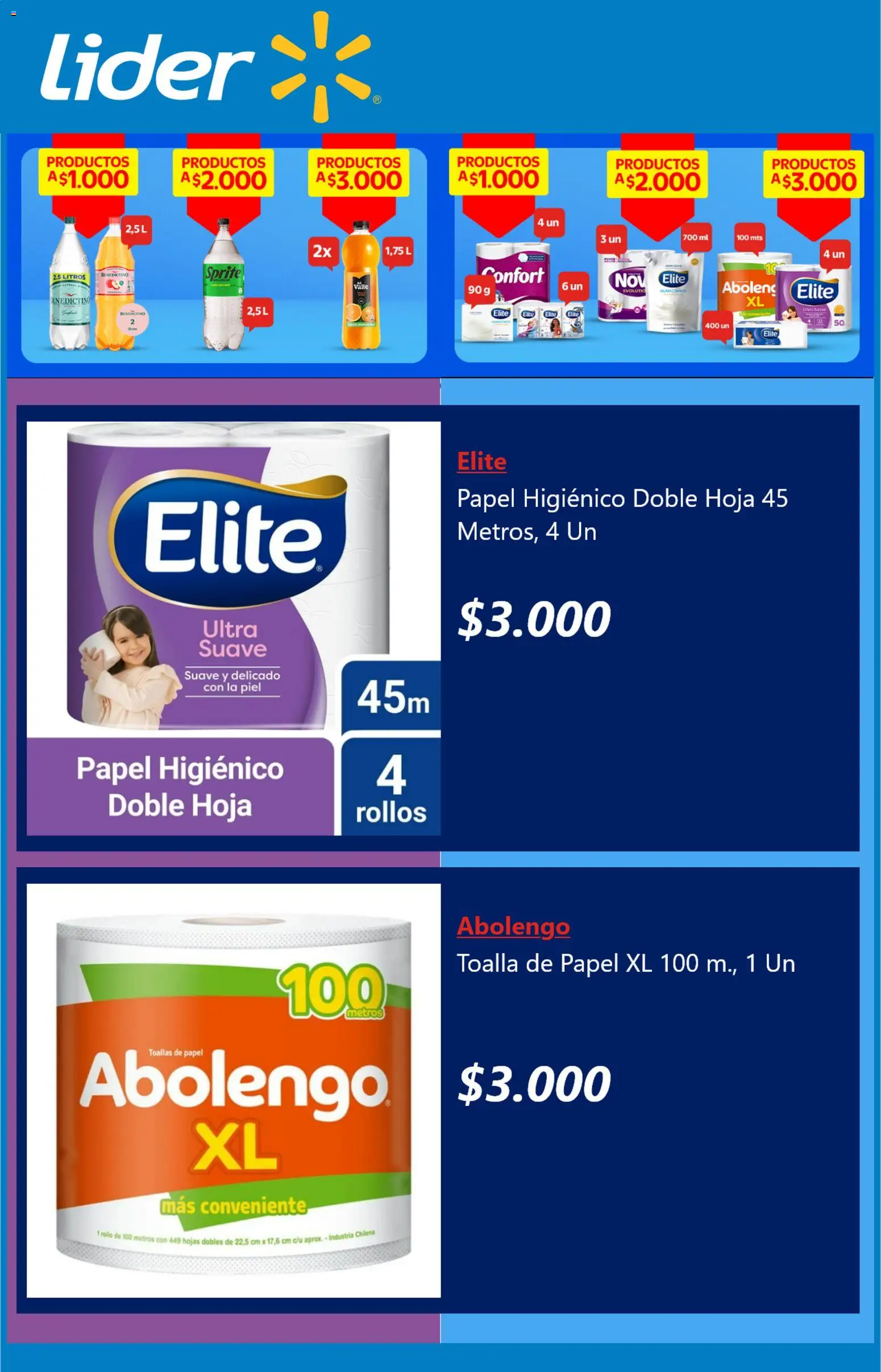 Lider Ofertas │ válido desde el 15.06.2026 | Página: 2 | Productos: Toalla, Papel higiénico