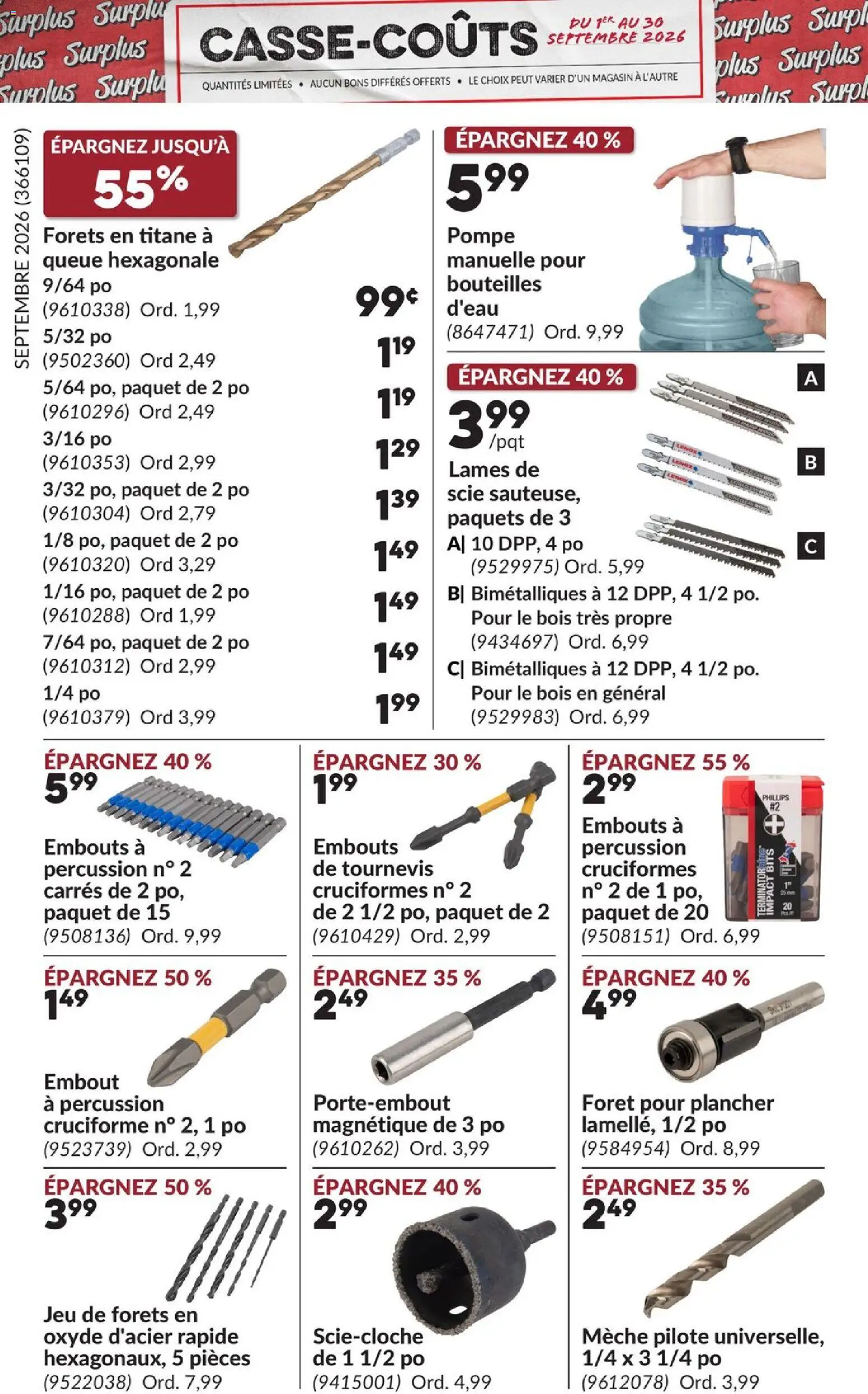 Princess Auto flyer valid from Sep 1, 2026 | Page: 19