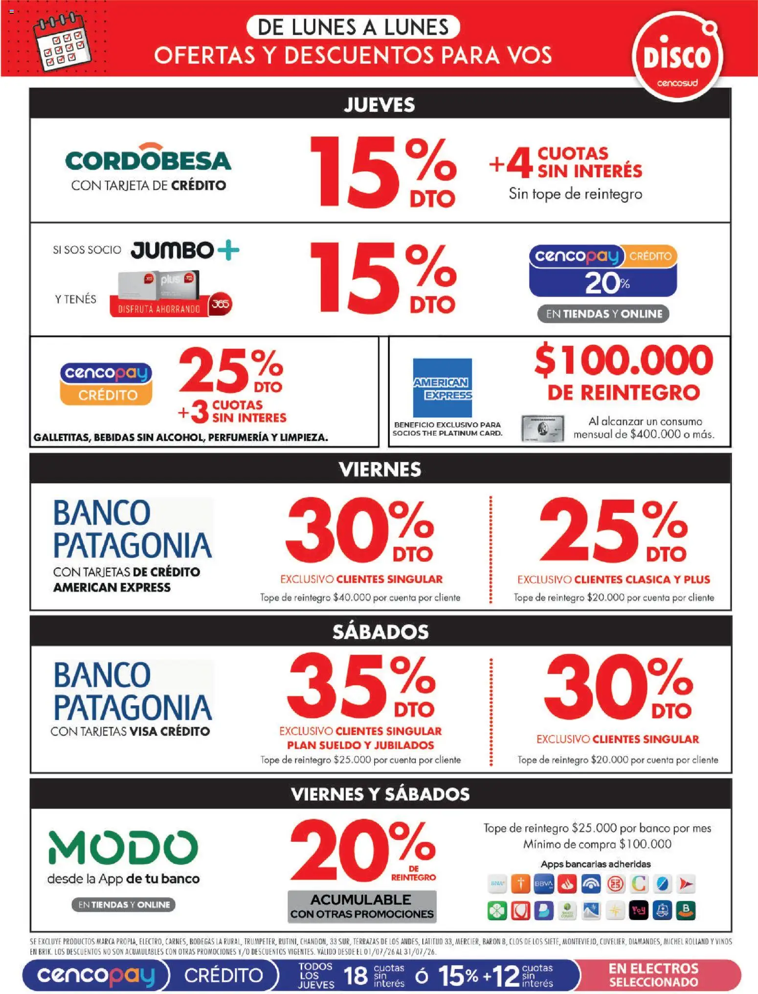 Disco - Ofertas | Córdoba │ válido desde el 23/07/2026 | Página: 11 | Productos: Disco