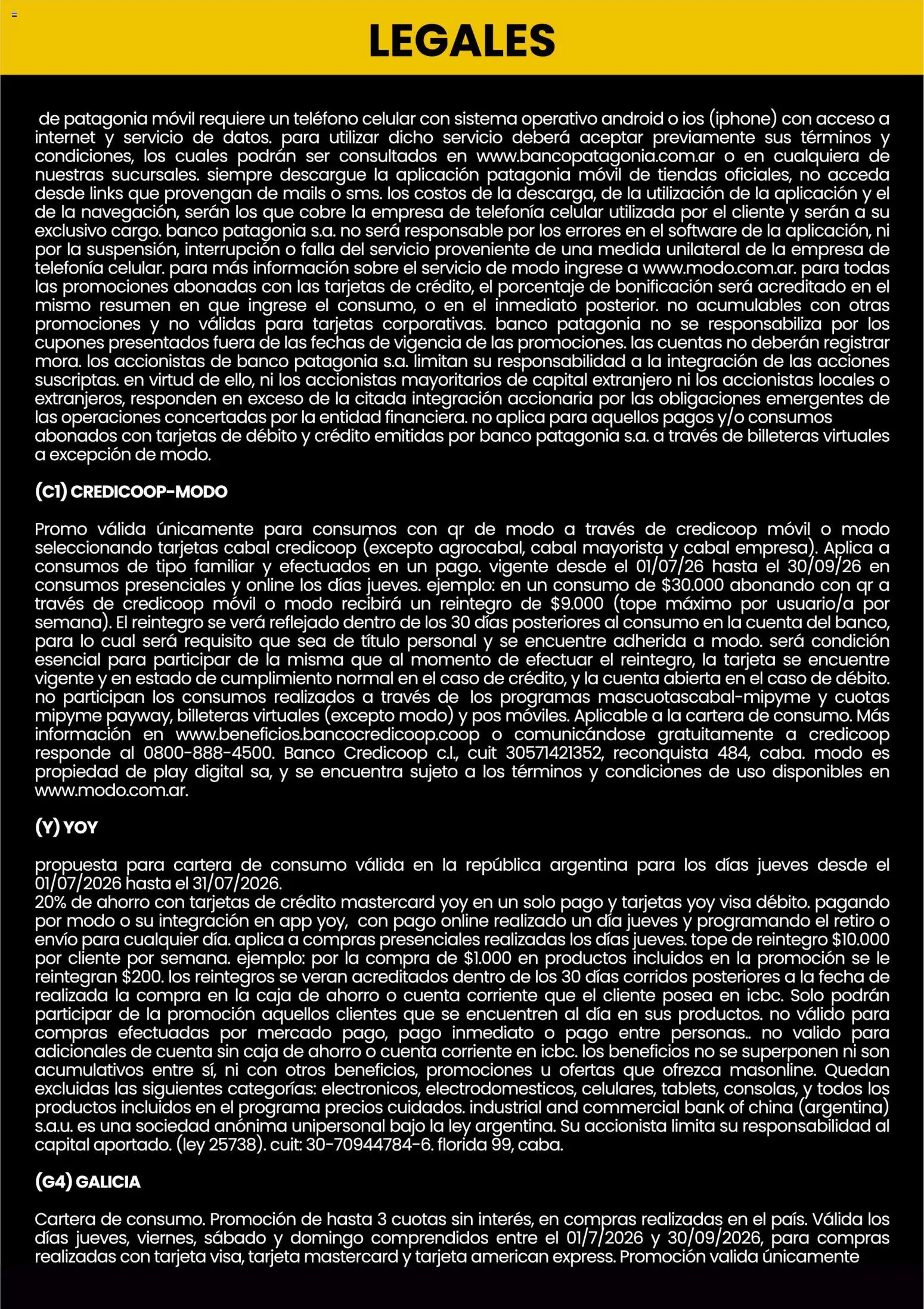 Changomas ofertas │ válido desde el 01/07/2026 | Página: 11 | Productos: Movil, Cartera, Sobre, Caja