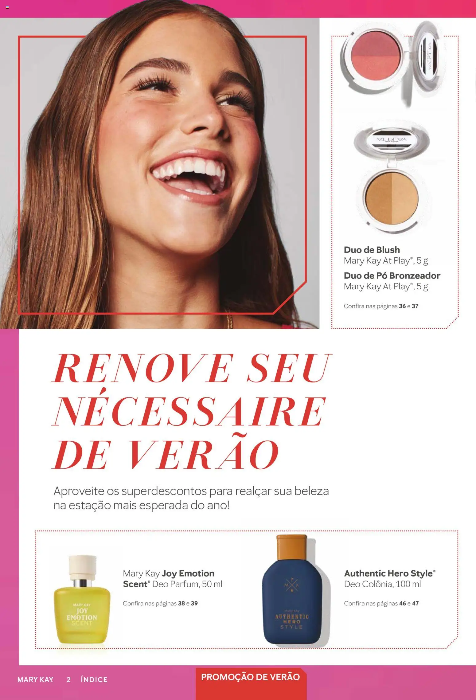 Mary Kay Folheto - válido de 01.01.2026 | Página: 2 | Produtos: Pó, Bronzeador, Blush, Necessaire
