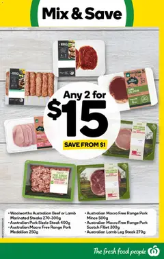 Preview of Woolworths catalogue - valid from 29/07/2026 | Page: 20 | Products: Pork, Lamb, Beef, Garlic