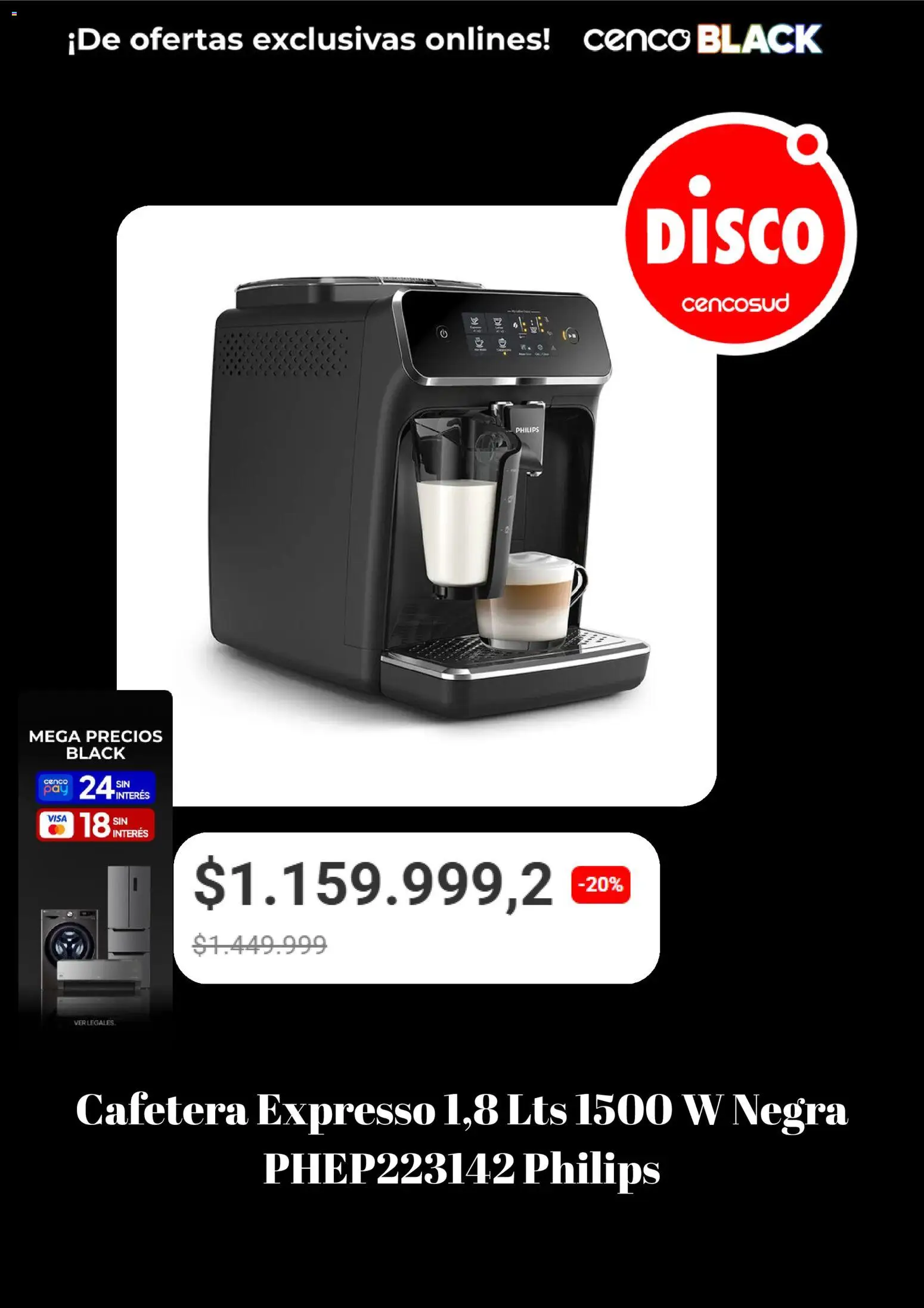 Disco - Cenco Black │ válido desde el 28/09/2026 | Página: 3 | Productos: Disco, Cafetera