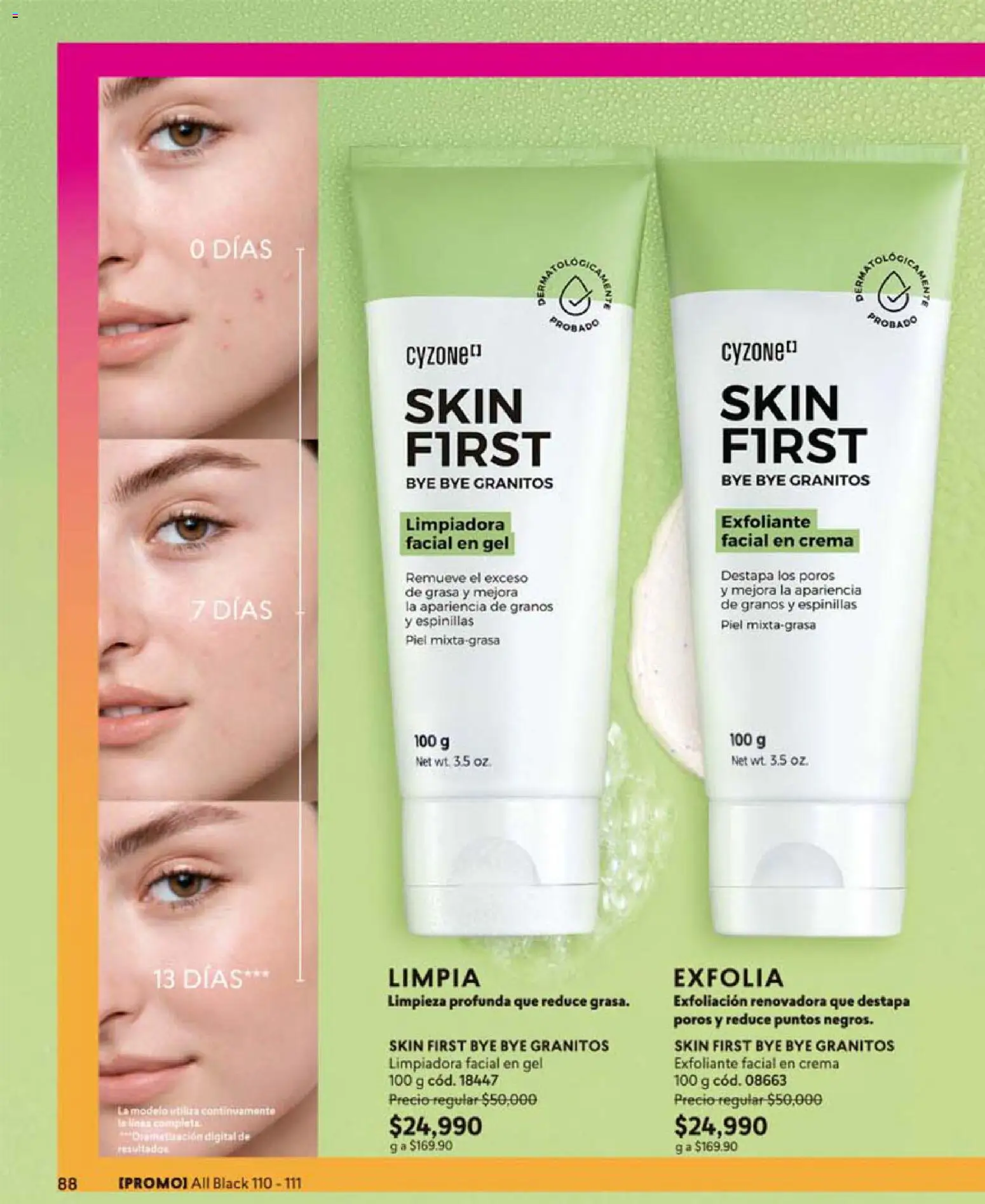 CyZone revista - valida desde el 19.05.2026 | Página: 88 | Productos: Exfoliante facial, Crema