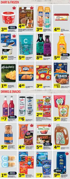 Preview of Foodland weekly flyer / circulaire from shop Foodland valid from 11.06.2026 | Page: 5 | Products: Tea, Milk, Cheese, Juice
