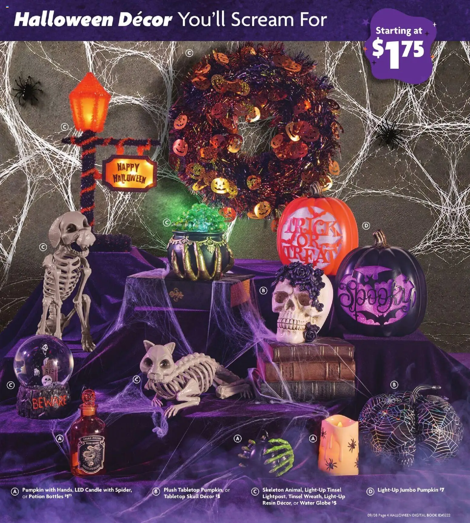 Family Dollar Halloween Book - valid from 09/08/2026 | Page: 5 | Products: Water, Pumpkin