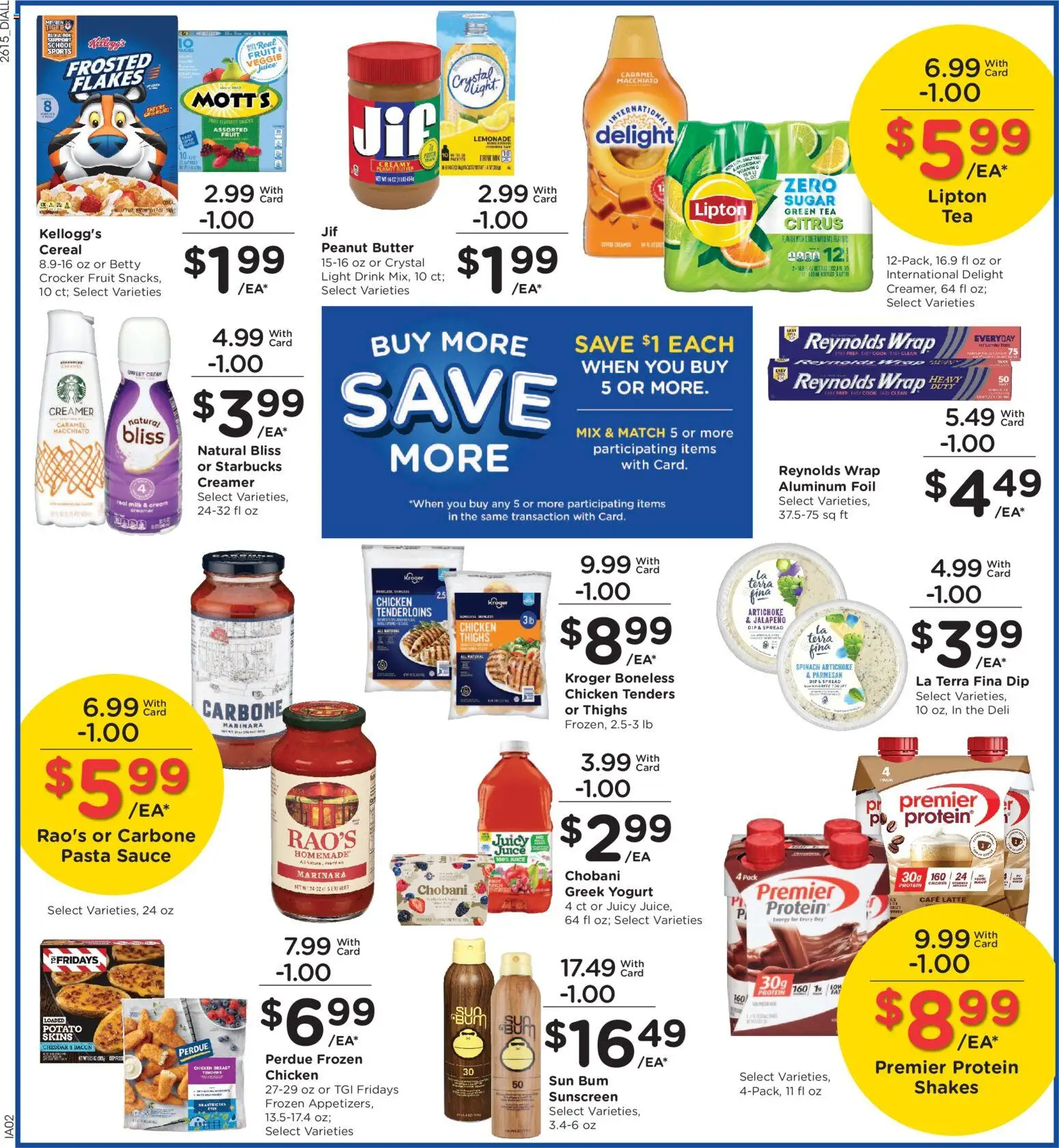 Dillons Weekly Ad - KS - valid from 13.05.2026 | Page: 5 | Products: Juicer, Sunscreen, Pasta, Sugar