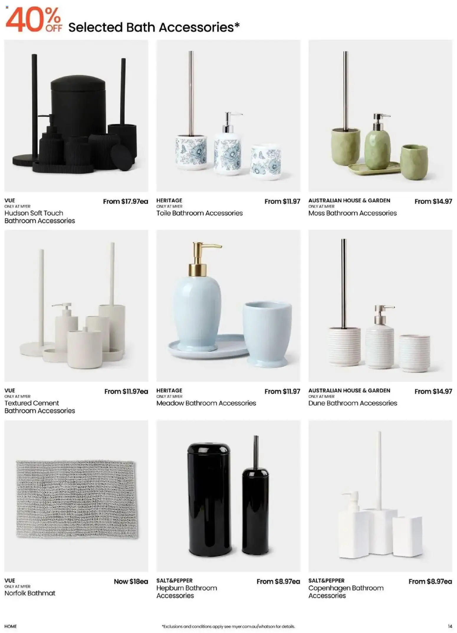 Deals catalogue - valid from 04.05.2026 | Page: 14 | Products: Turkey, Accessories, Bathroom, Bathmat