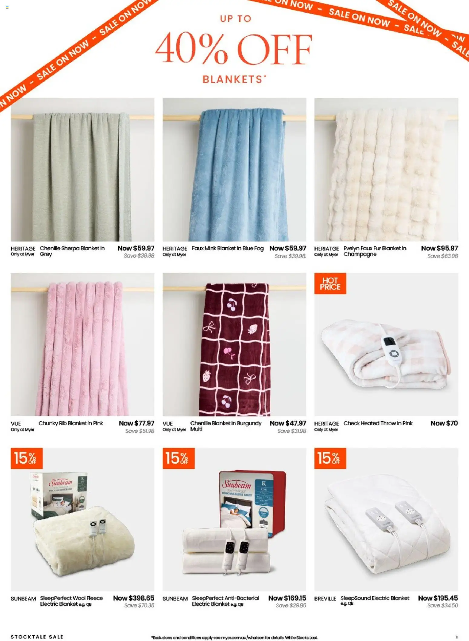 Myer catalogue - valid from 25.05.2026 | Page: 11 | Products: Fur, Blanket