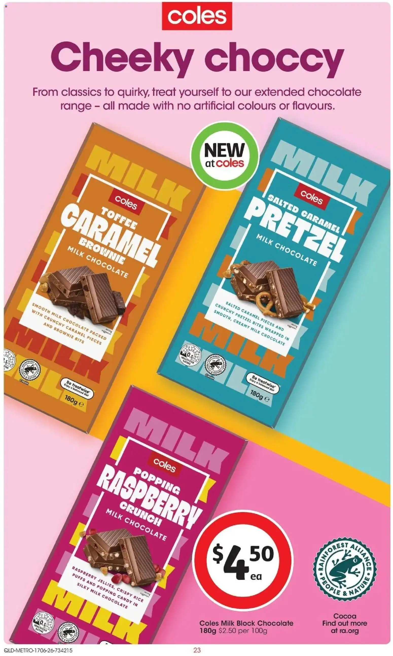 Coles catalogue - valid from 16.06.2026 | Page: 23 | Products: Cocoa, Milk, Rice, Raspberry