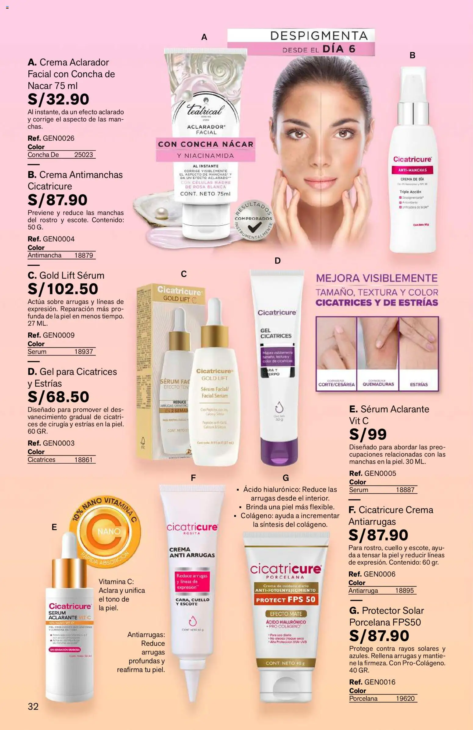 Catálogo Leonisa válido desde 04/08/2026 | Página: 32 | Productos: Protector solar, Crema