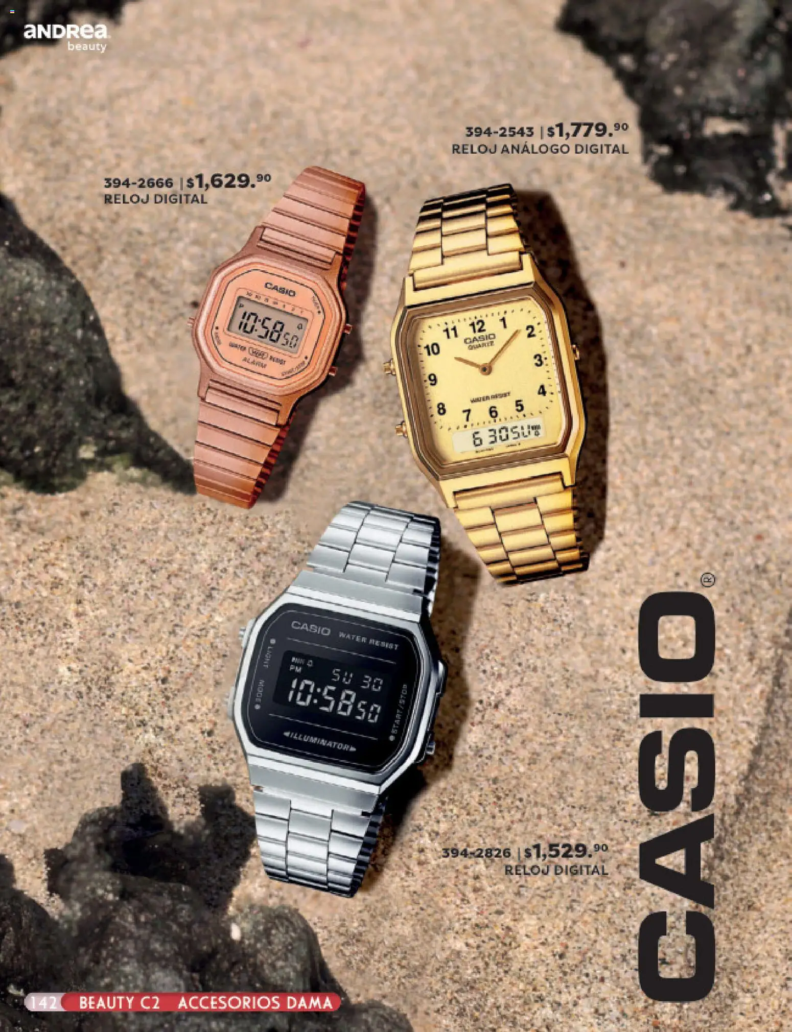 Nuevas ofertas de Andrea válidas en toda la República Mexicana desde el 24.05.2026. ¡Encuentra las mejores ofertas en Andrea catálogo Beauty! | Página: 142 | Productos: Reloj