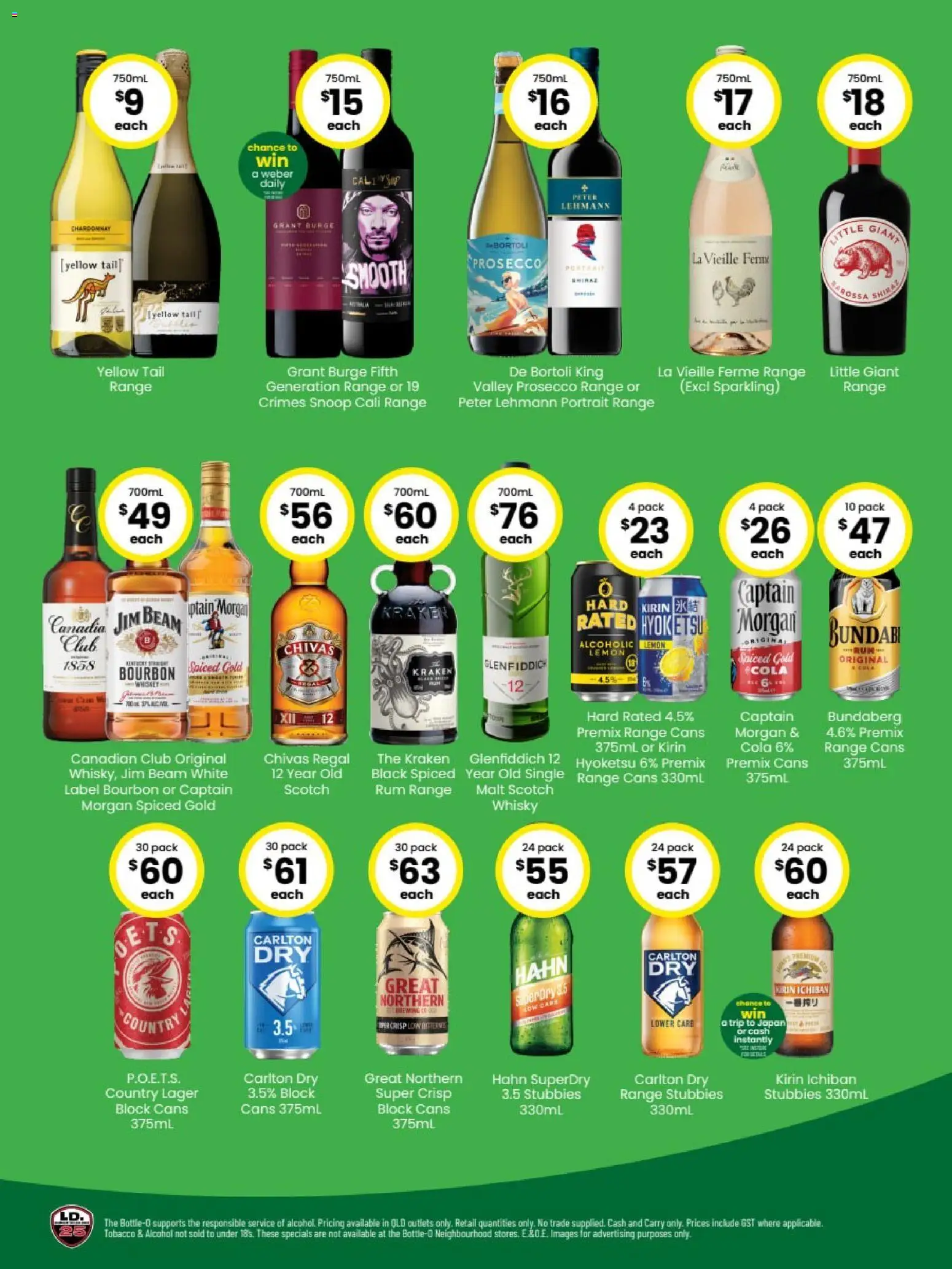 The Bottle-O catalogue - valid from 08.06.2026 | Page: 2 | Products: Bourbon, Rum, Lemon, Scotch
