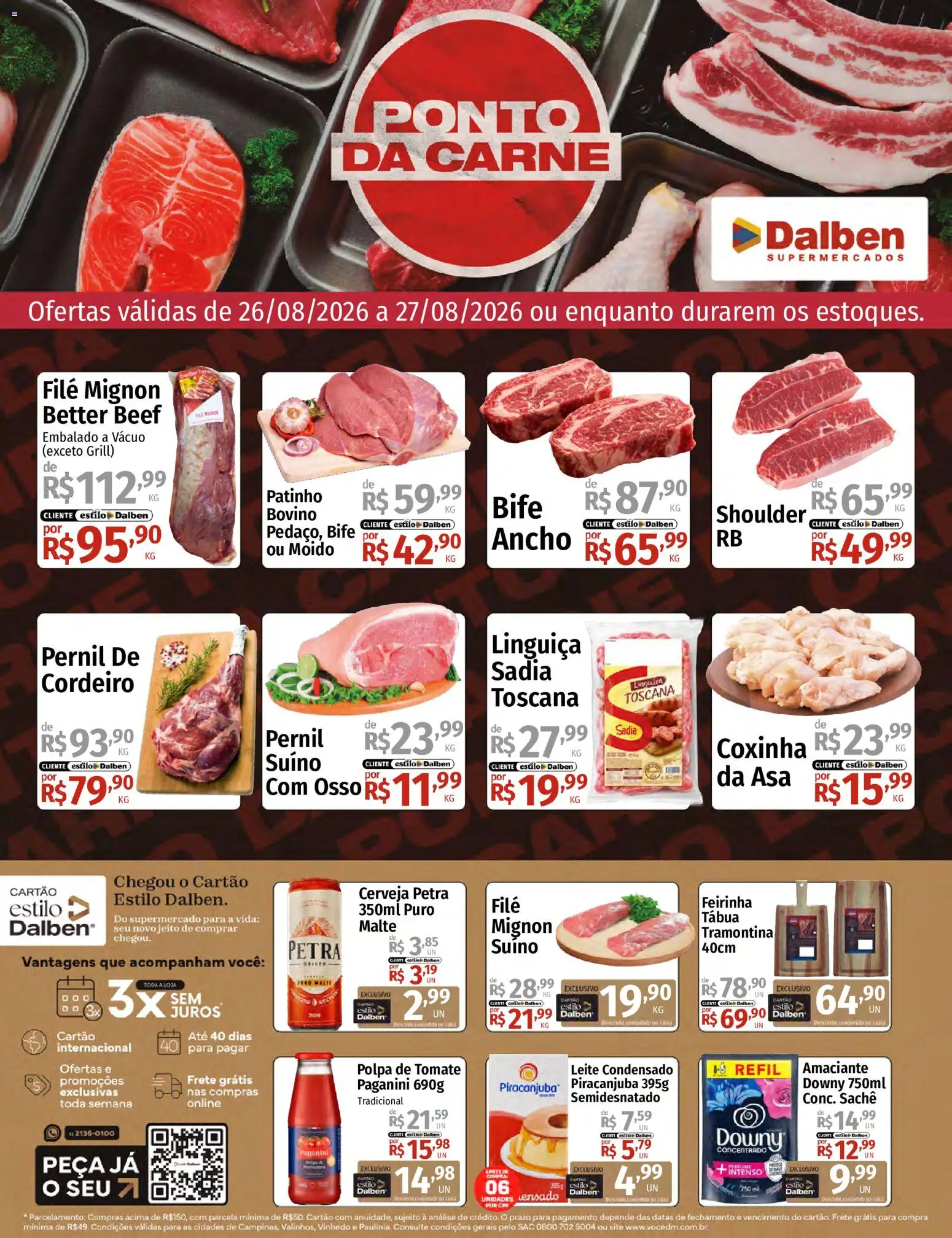 Supermercado Dalben Folheto - válido de 26/08/2026 | Página: 1