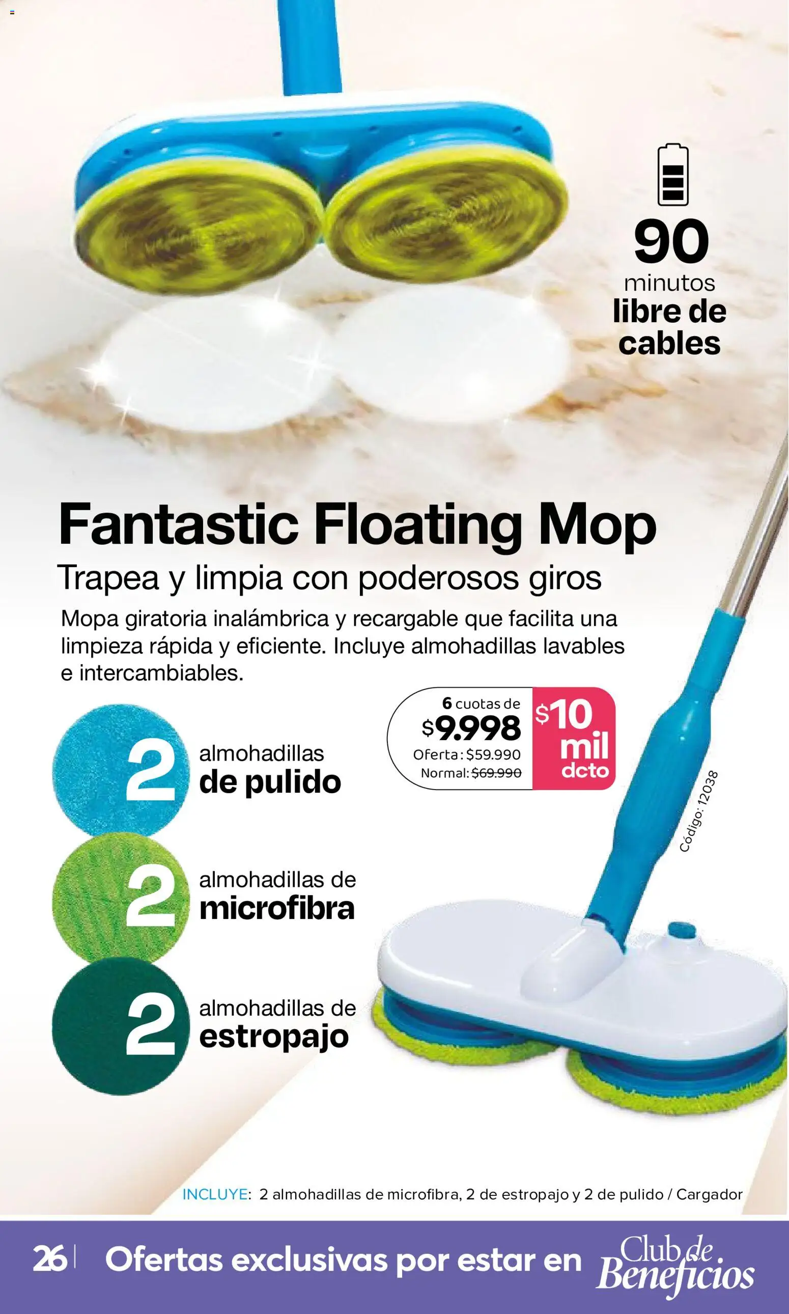 A3D Ofertas │ válido desde el 01.09.2026 | Página: 26 | Productos: Estropajo, Cargador, Mopa