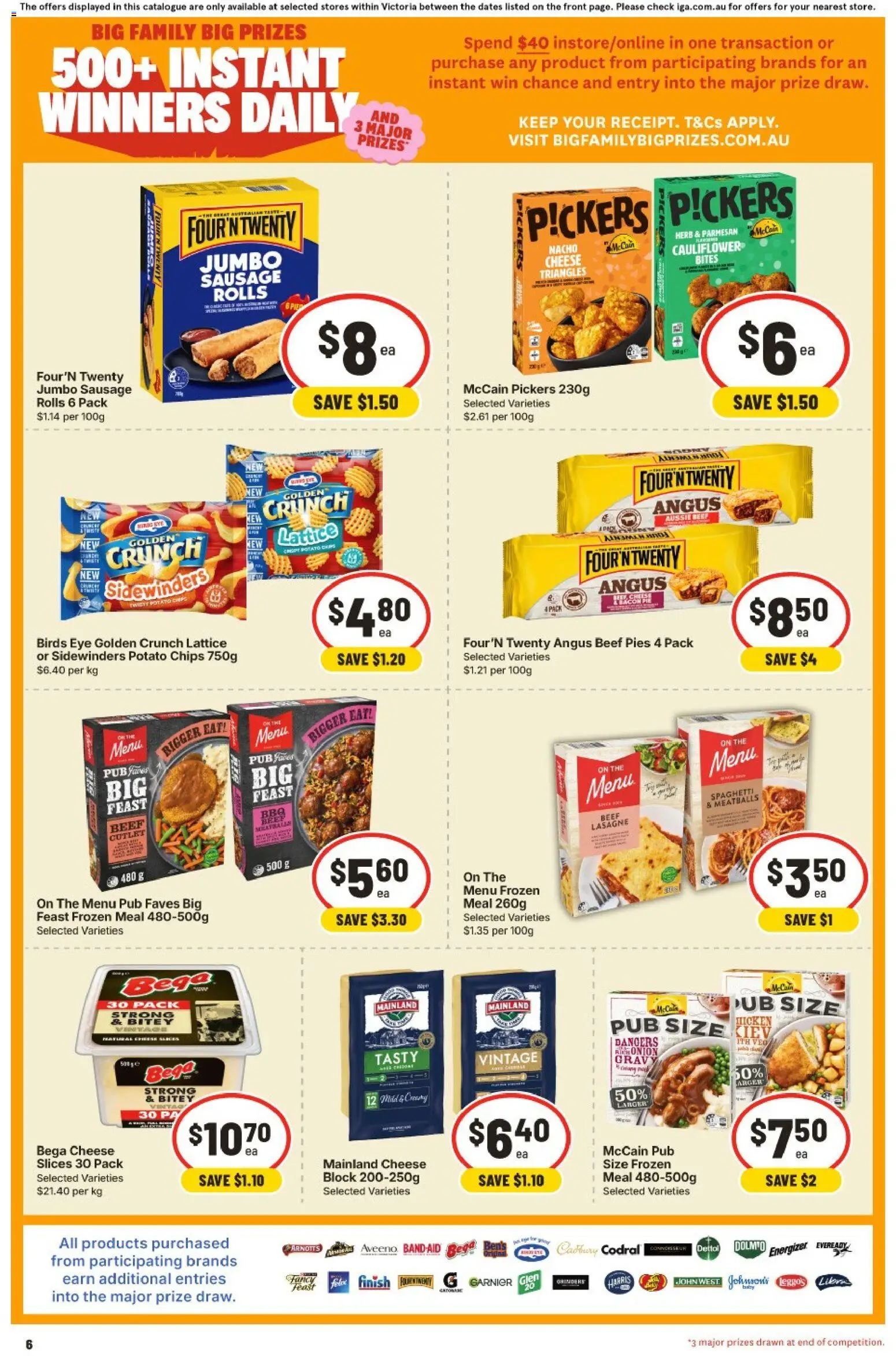 Ritchies catalogue - valid from 22/07/2026 | Page: 7 | Products: Cheese, Chips, Cauliflower, Pies