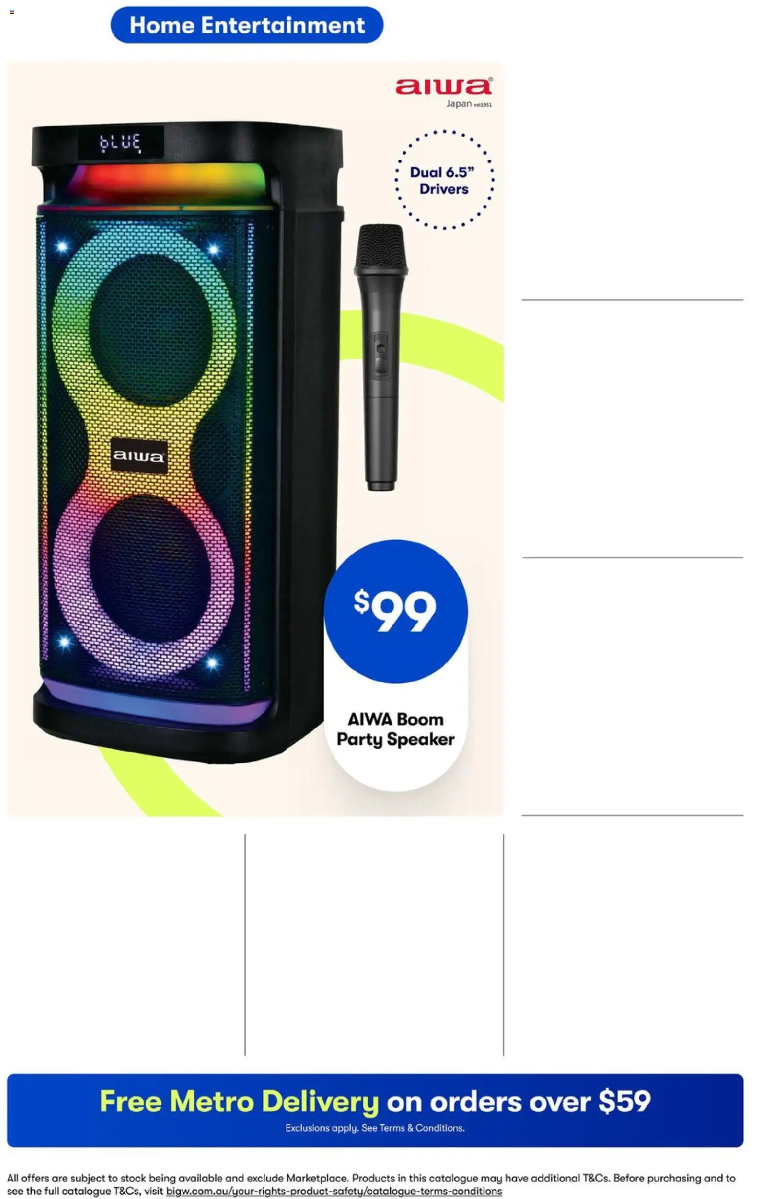 Big W catalogue - valid from 06/08/2026 | Page: 42 | Products: Speaker