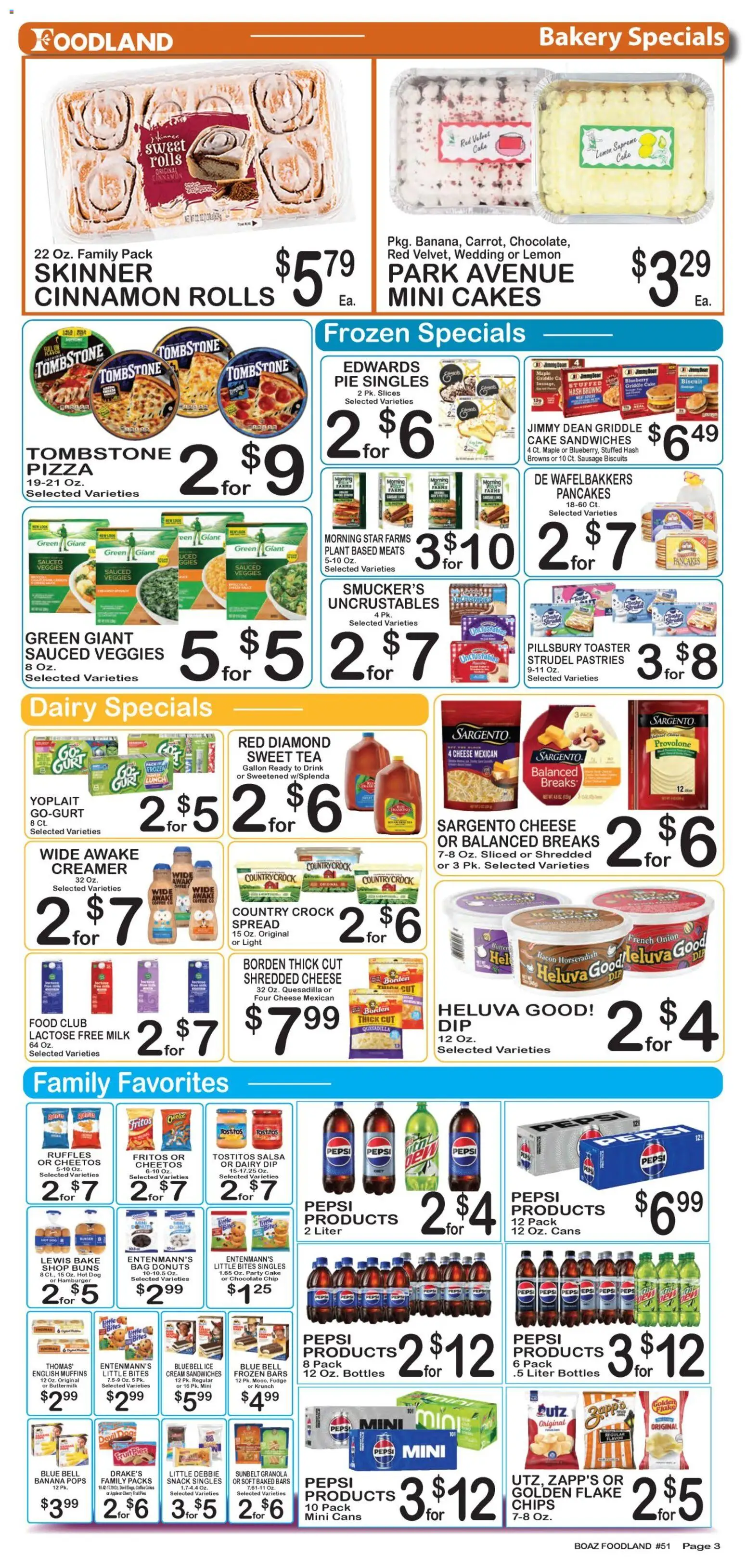 Foodland Weekly Ad - valid from 26.05.2026 | Page: 3 | Products: Butter, Tea, Onion, Bag