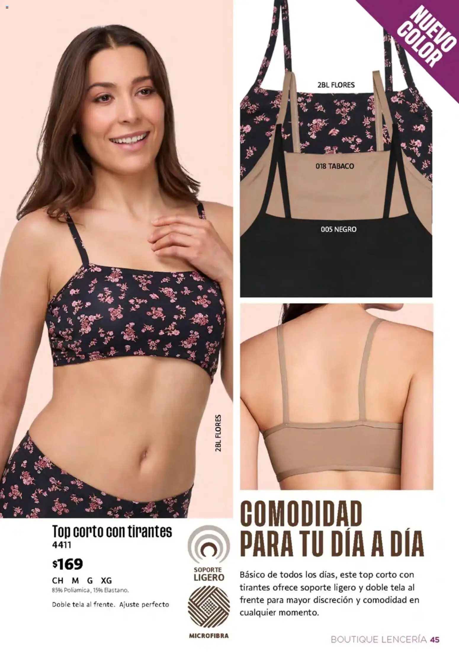 Nuevas ofertas de Ilusión válidas en toda la República Mexicana desde el 01/10/2026. ¡Encuentra las mejores ofertas en Ilusión catálogo Invierno! | Página: 47 | Productos: Flores, Top, Tirantes, Lenceria