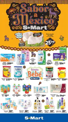 Vista previa de S-Mart folleto Ofertas de feria Matamoros, nuevo folleto de la tienda, válido en México a partir del 22/09/2026