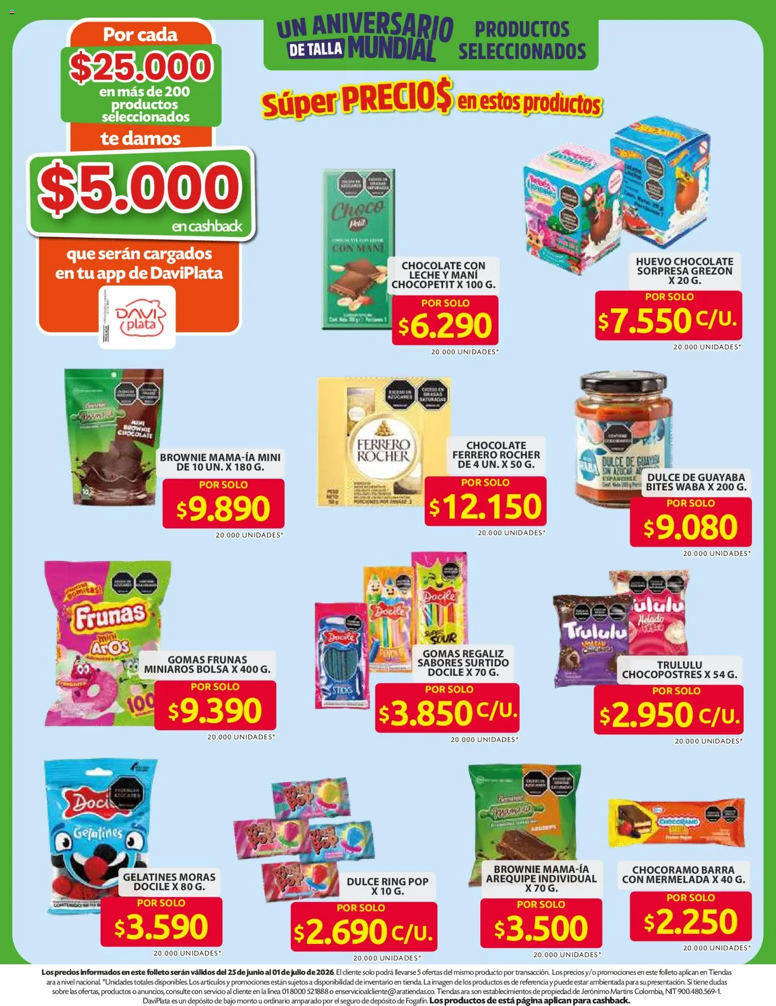 Ara revista - valida desde el 11/06/2026 | Página: 12 | Productos: Té, Helado, Leche, Chocolate