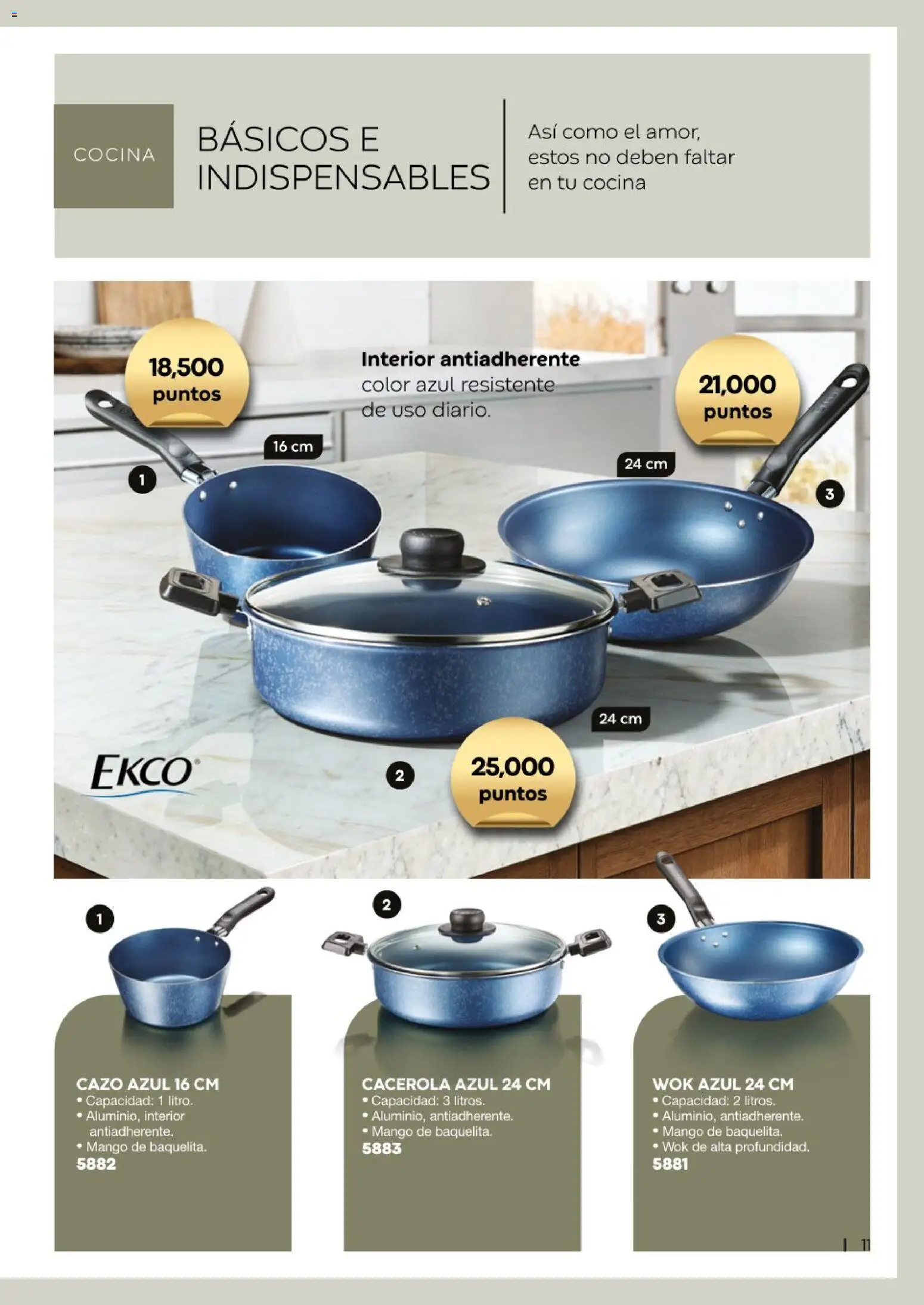 Nuevas ofertas de Fuller válidas en toda la República Mexicana desde el 15/06/2026. ¡Encuentra las mejores ofertas en Fuller catálogo Puntos! | Página: 11 | Productos: Mango, Cacerola, Cocina, Wok