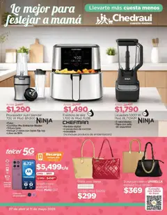 Vista previa de Chedraui folleto Mejor para festejar a mamá, nuevo folleto de la tienda, válido en México a partir del 27.04.2026