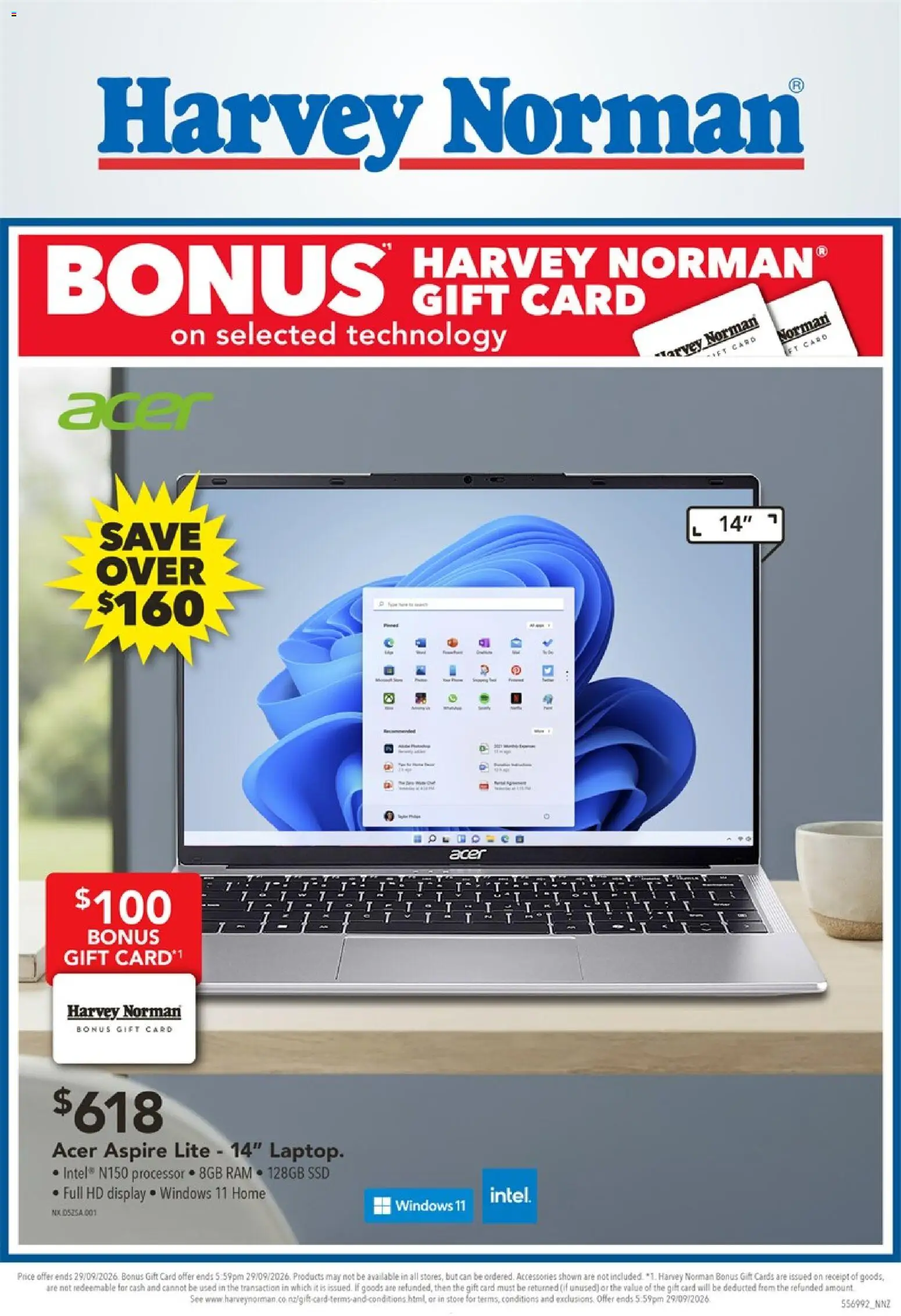 Harvey Norman catalogue from 24 Sept 2026 | Page: 1