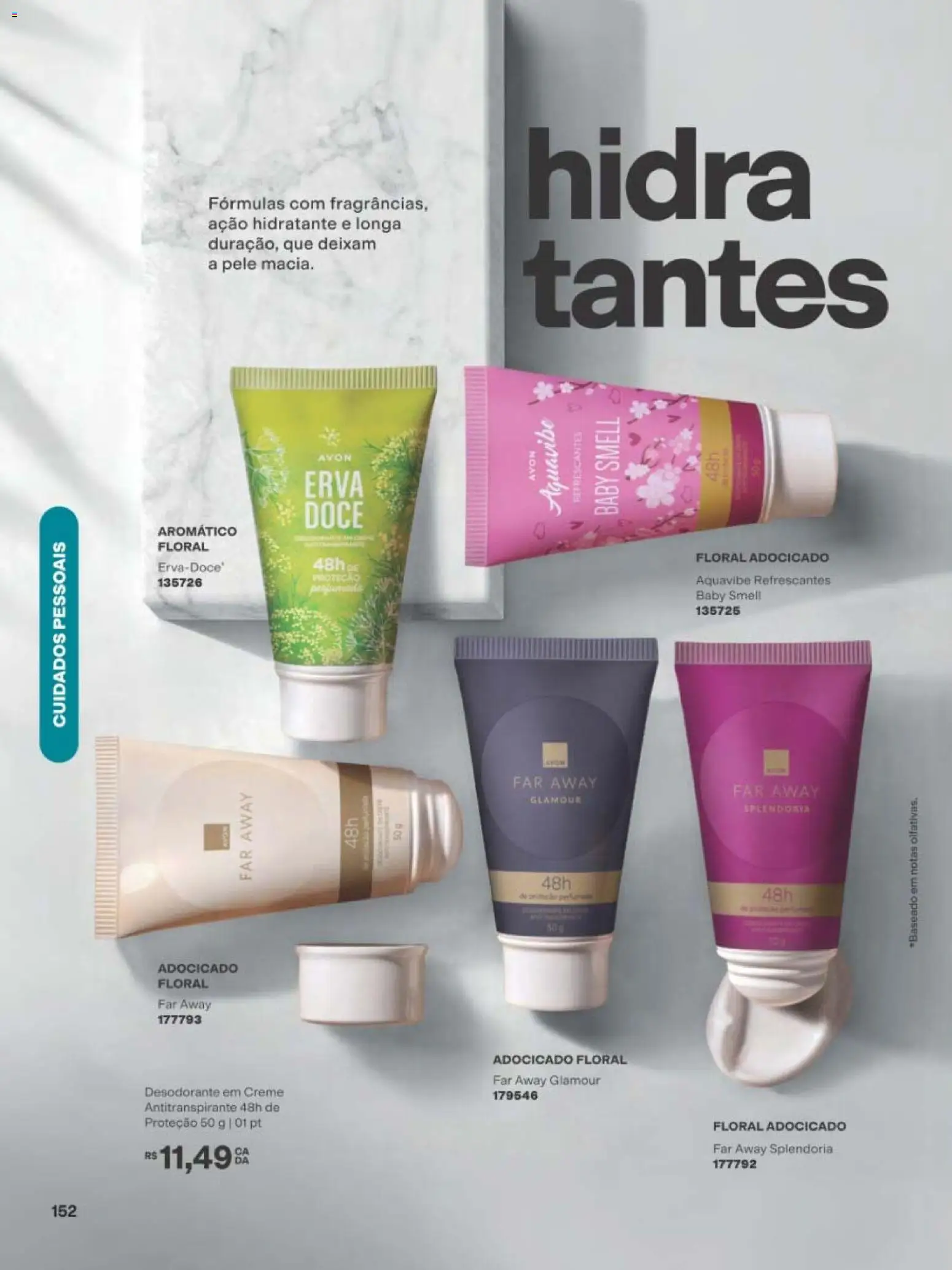 Avon Folheto - válido de 29/06/2026 | Página: 152 | Produtos: Desodorante, Creme