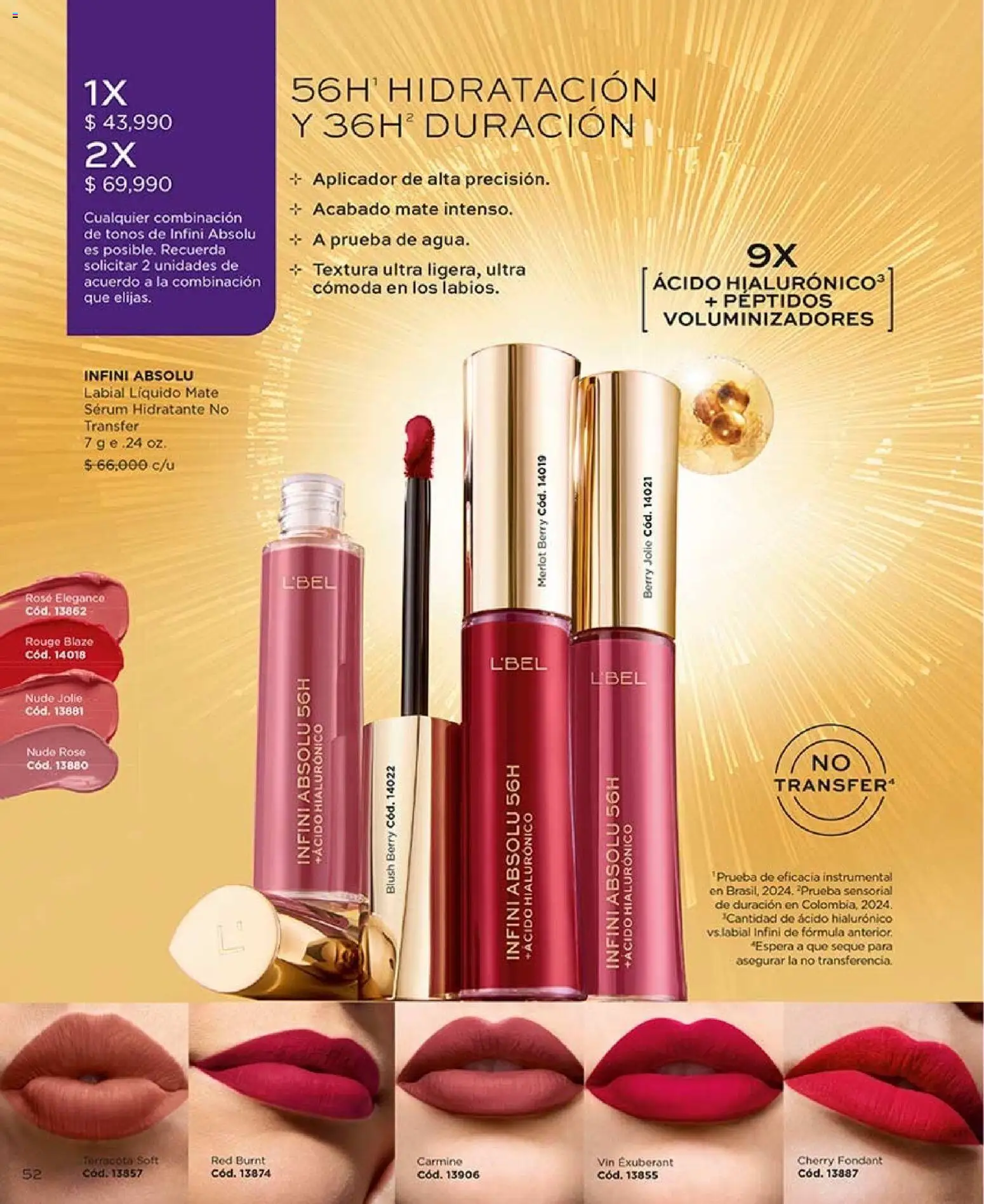 L'Bel revista - valida desde el 17/08/2026 | Página: 52 | Productos: Serum, Combinación, Cómoda