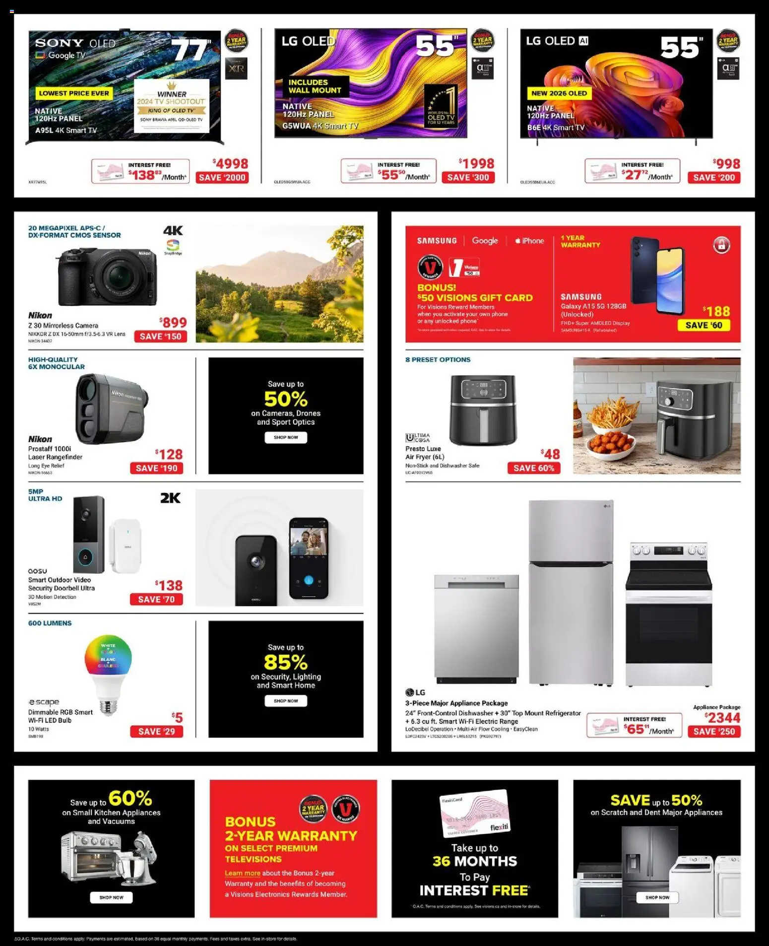 Visions flyer valid from 29.05.2026 | Page: 4 | Products: Tv, Camera, Dishwasher, Fryer