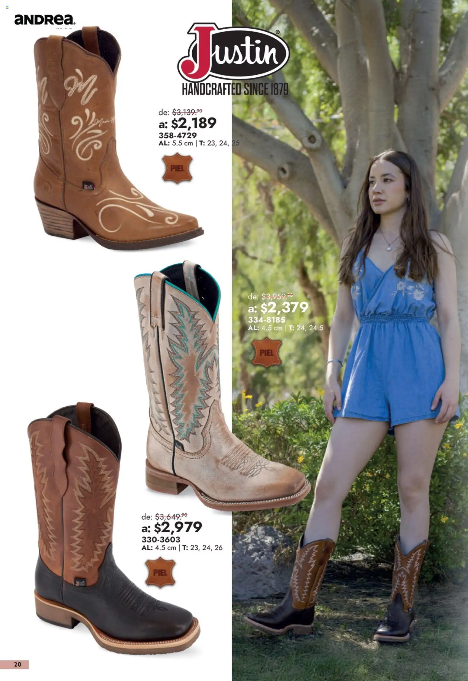 Nuevas ofertas de Andrea válidas en toda la República Mexicana desde el 13/09/2026. ¡Encuentra las mejores ofertas en Andrea catálogo Outlet! | Página: 20