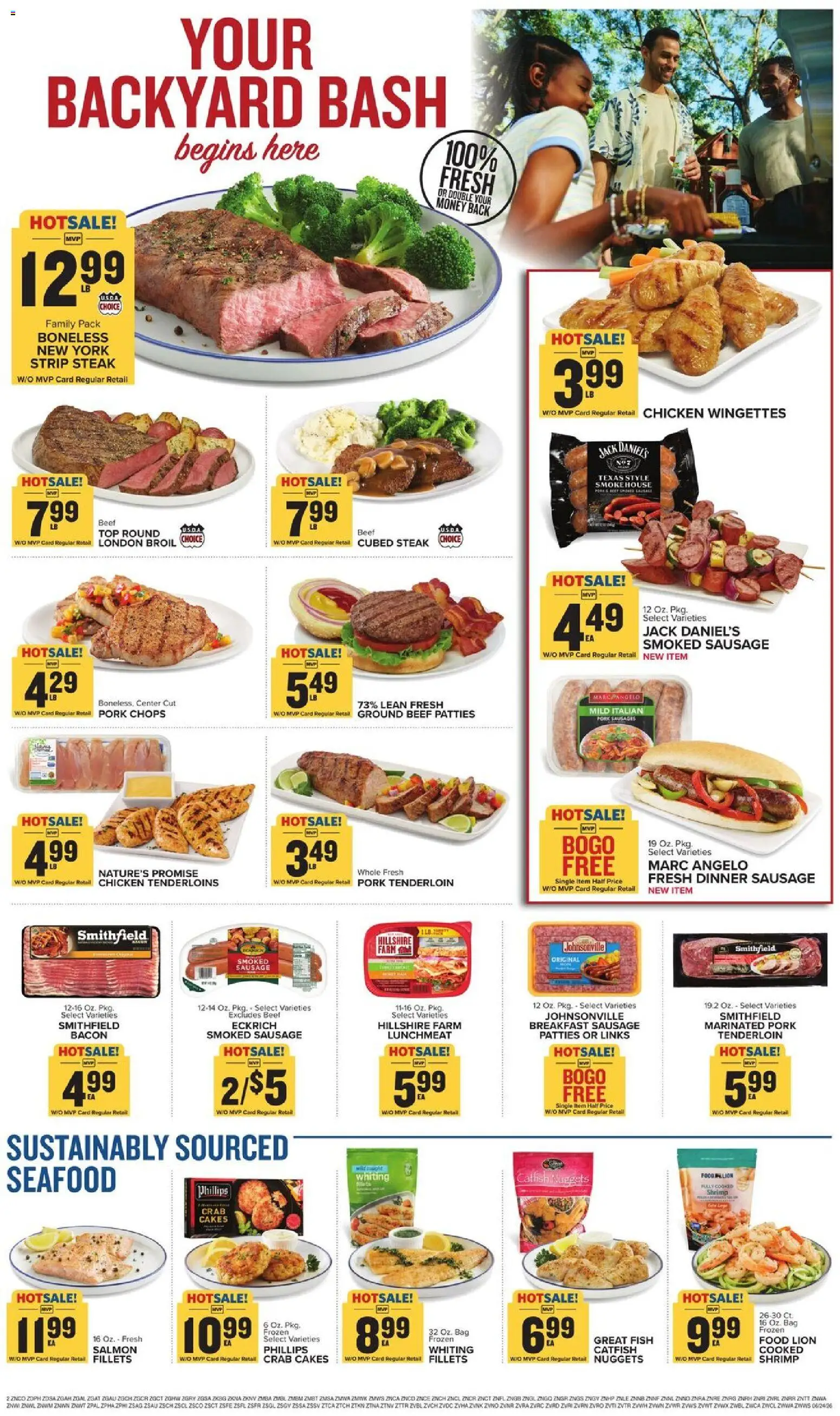 Food Lion Weekly Ad - valid from 06/24/2026 | Page: 5 | Products: Pork, Seafood, Beet, Bag