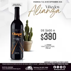 Vista previa de Bodegas Alianza catálogo Viñedos Alianza, nuevo folleto de la tienda, válido en México a partir del 07/09/2026