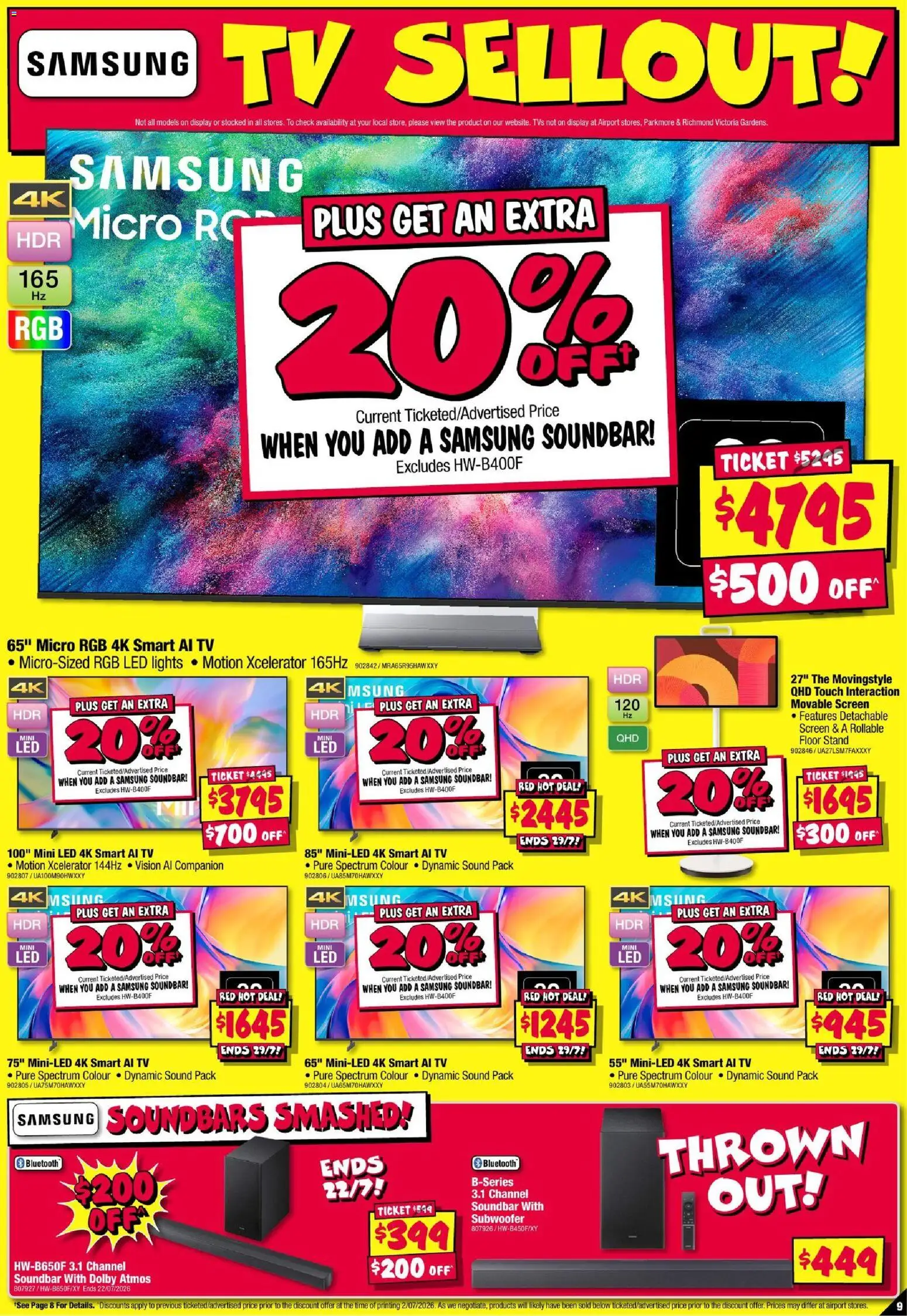 JB Hi-Fi catalogue - valid from 16/07/2026 | Page: 9 | Products: Tv, Screen