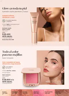 Yanbal catálogo -  Vista previa de la revista de la tienda Yanbal valido desde el 20/06/2026 | Página: 48 | Productos: Iluminador, Rubor, Body, Manteca