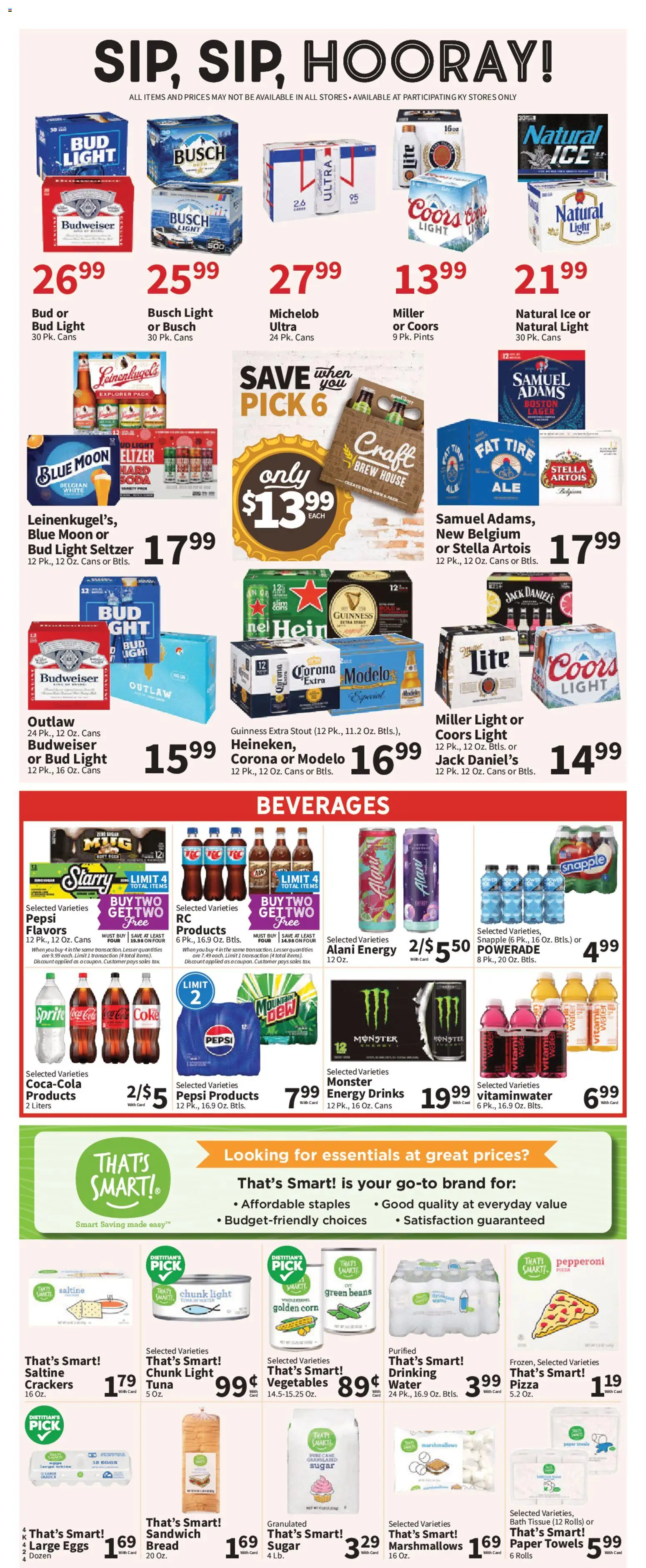 Food City Weekly Ad - valid from 08/19/2026 | Page: 6 | Products: Vitamin, Crackers, Beans, Pepsi