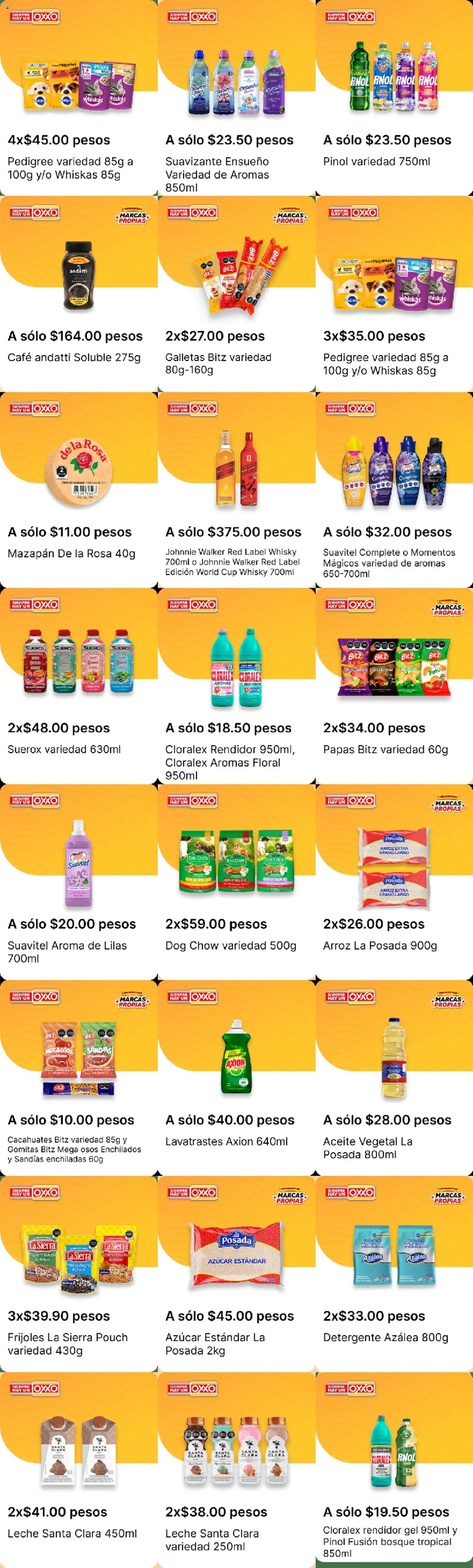 Nuevas ofertas de OXXO válidas en toda la República Mexicana desde el 24/09/2026. ¡Encuentra las mejores ofertas en OXXO folleto! | Página: 2 | Productos: Limón, Arroz, Papas, Whisky