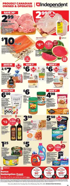 Preview of Independent Grocer flyer - NS from shop Independent Grocer valid from 21.05.2026