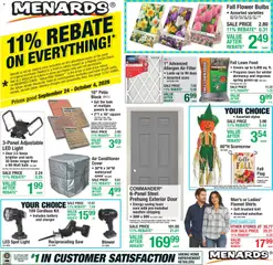 Preview of Menards weekly ads valid from 09/24/2026