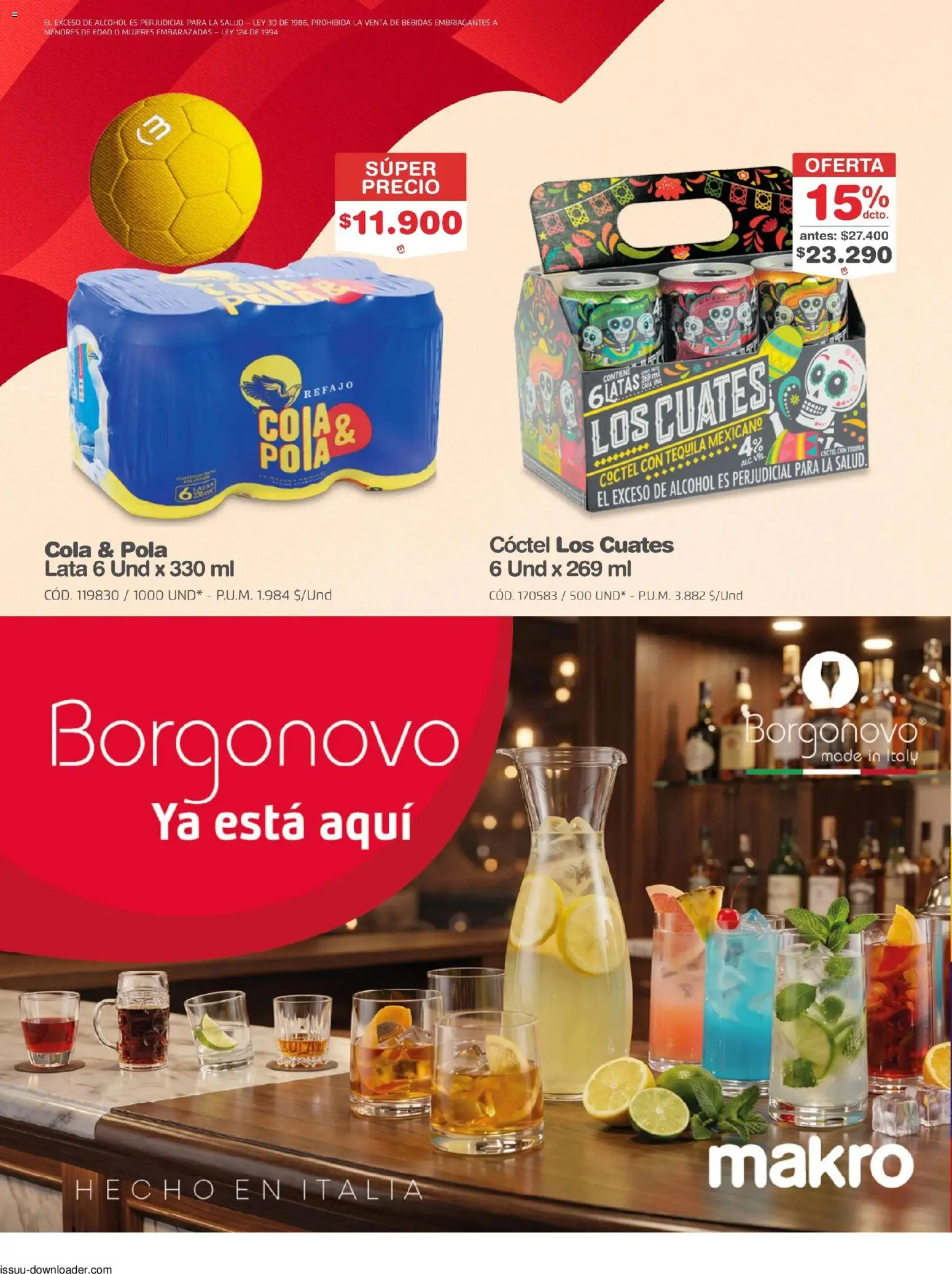 Makro revista - valida desde el 24/07/2026 | Página: 18 | Productos: Tequila, Tintura